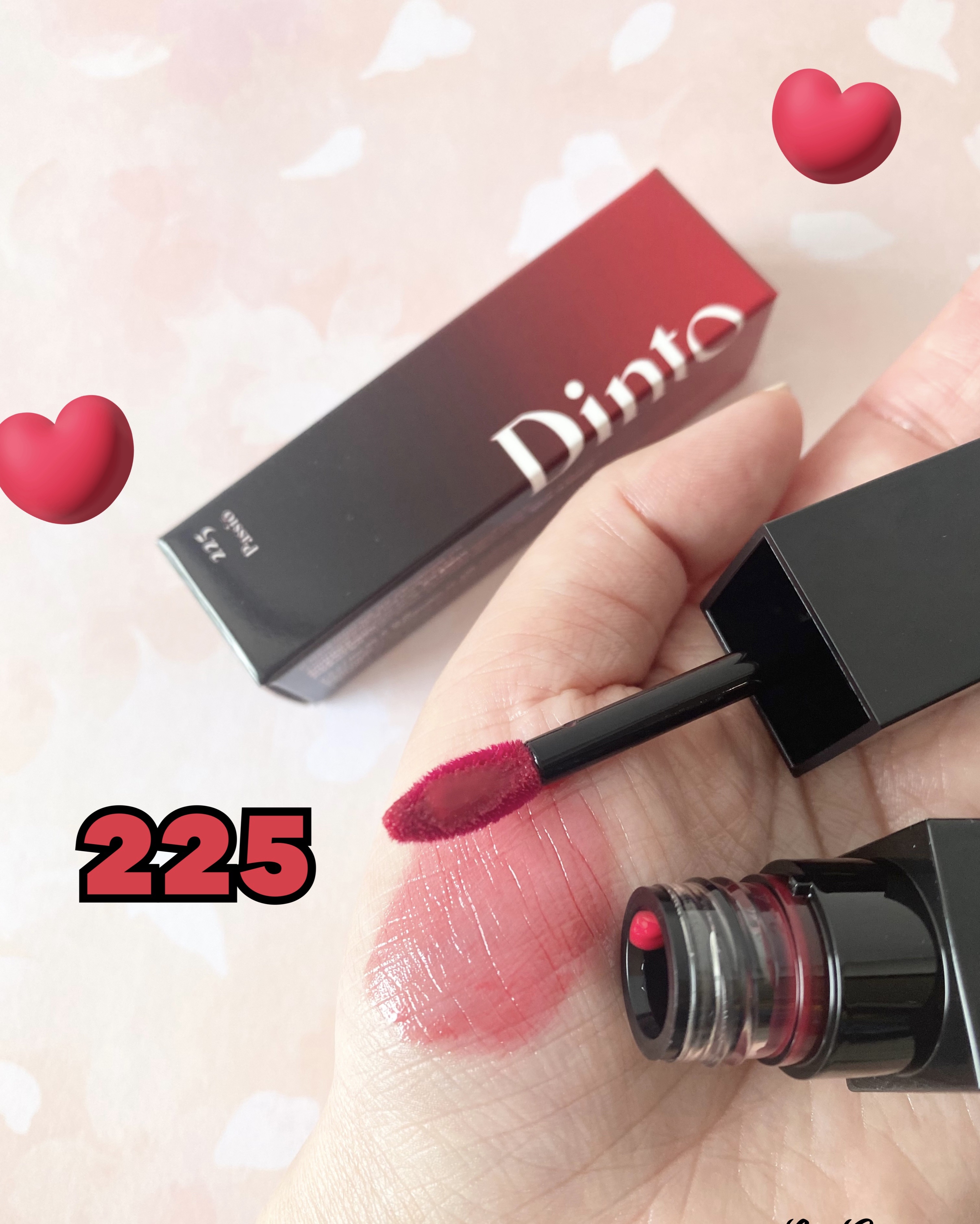 ブラーグロイリップティント 203 ディビニタス/Dinto/リップティントを使ったクチコミ（3枚目）