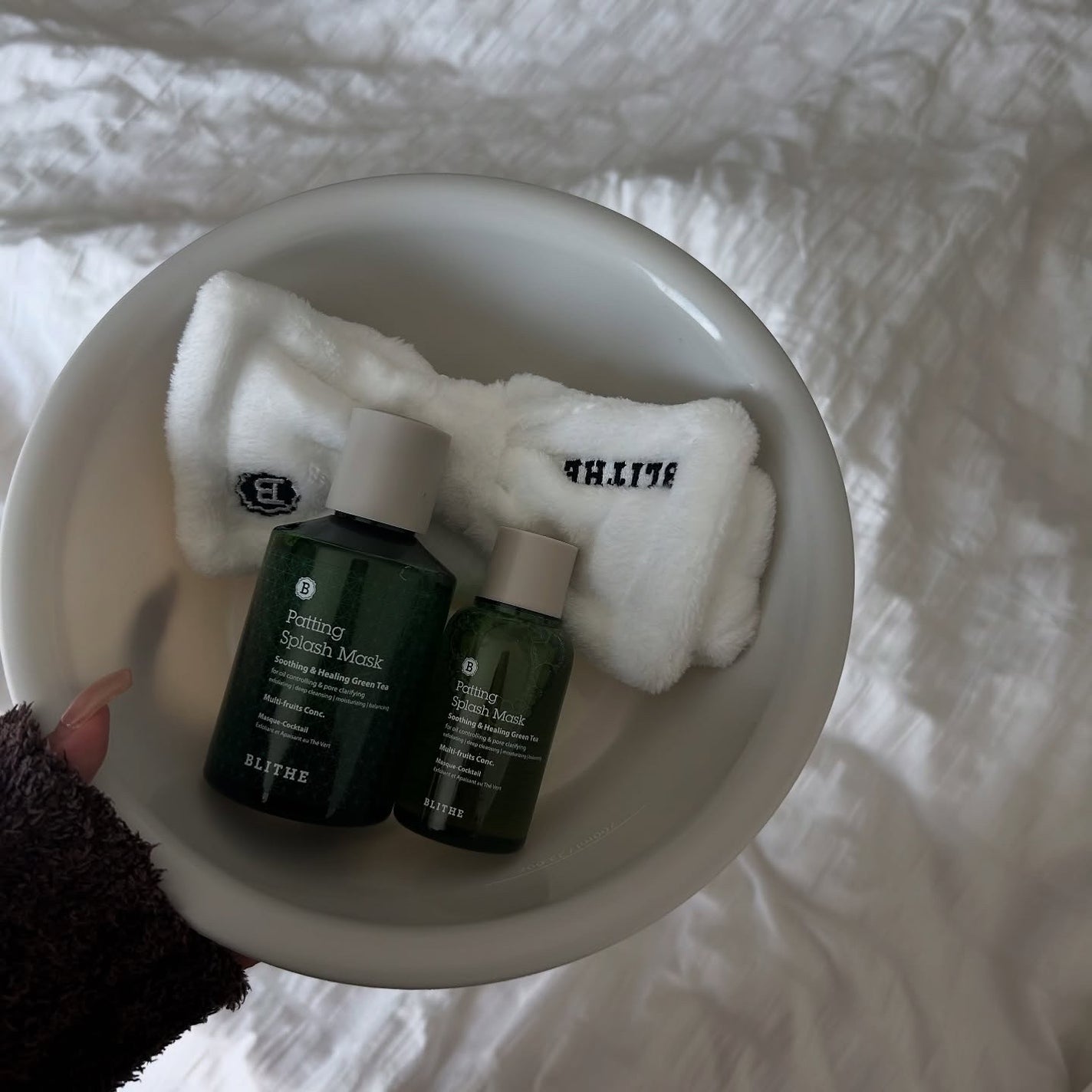 Patting Splash Mask Soothing & Heeling Green tea/BLITHE/その他洗顔料を使ったクチコミ(4枚目)