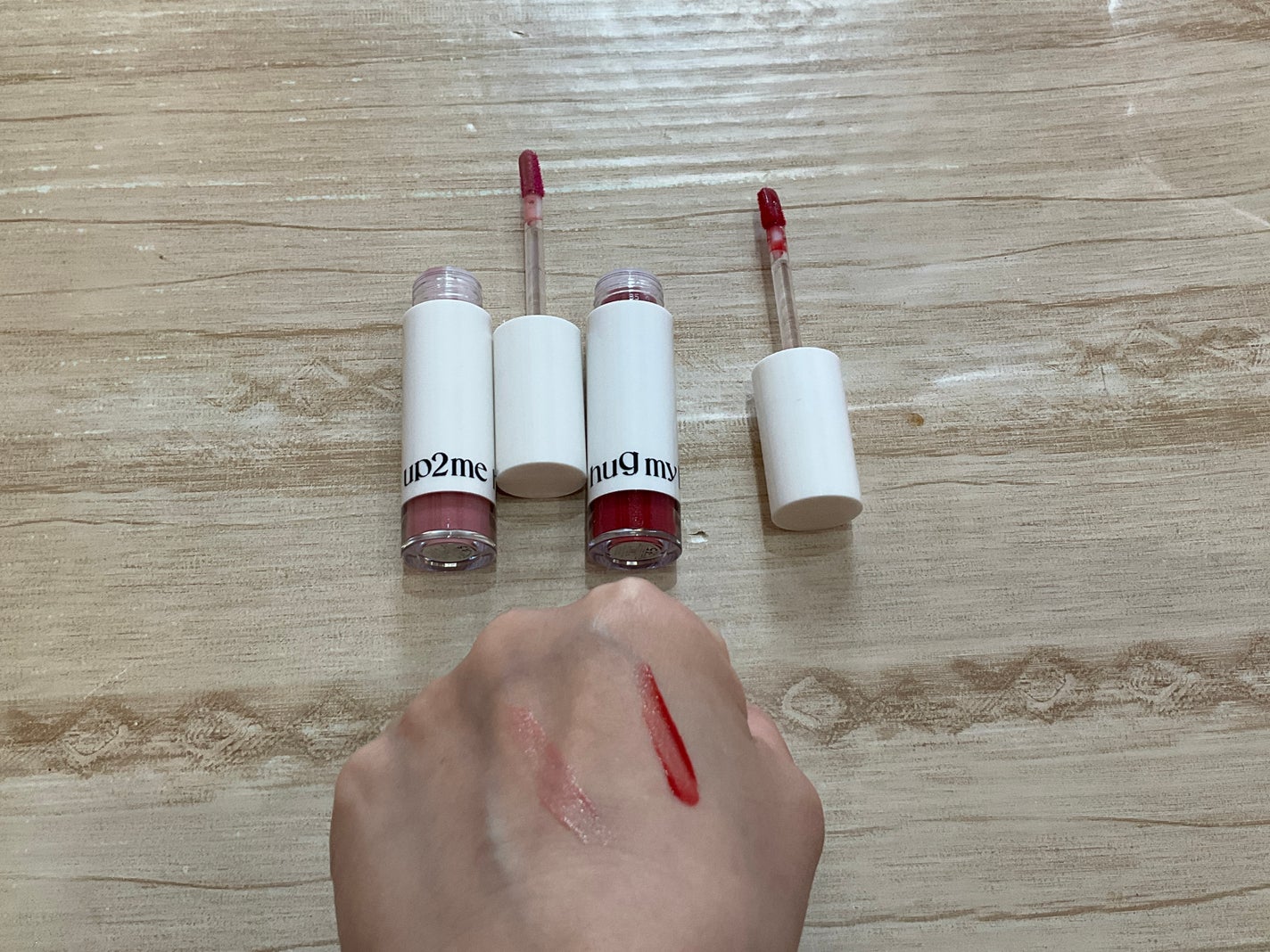 アップトゥーミー ハグマイリップ カラーロックプランパー/up2me/リッププランパーを使ったクチコミ(2枚目)