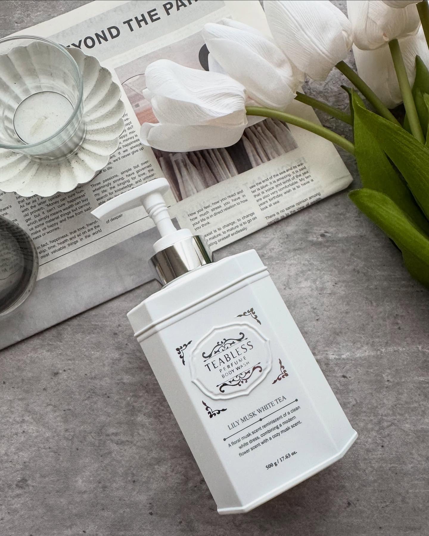 パフュームボディローション リリィムスクホワイトティー/TEABLESS/ボディローションを使ったクチコミ（2枚目）