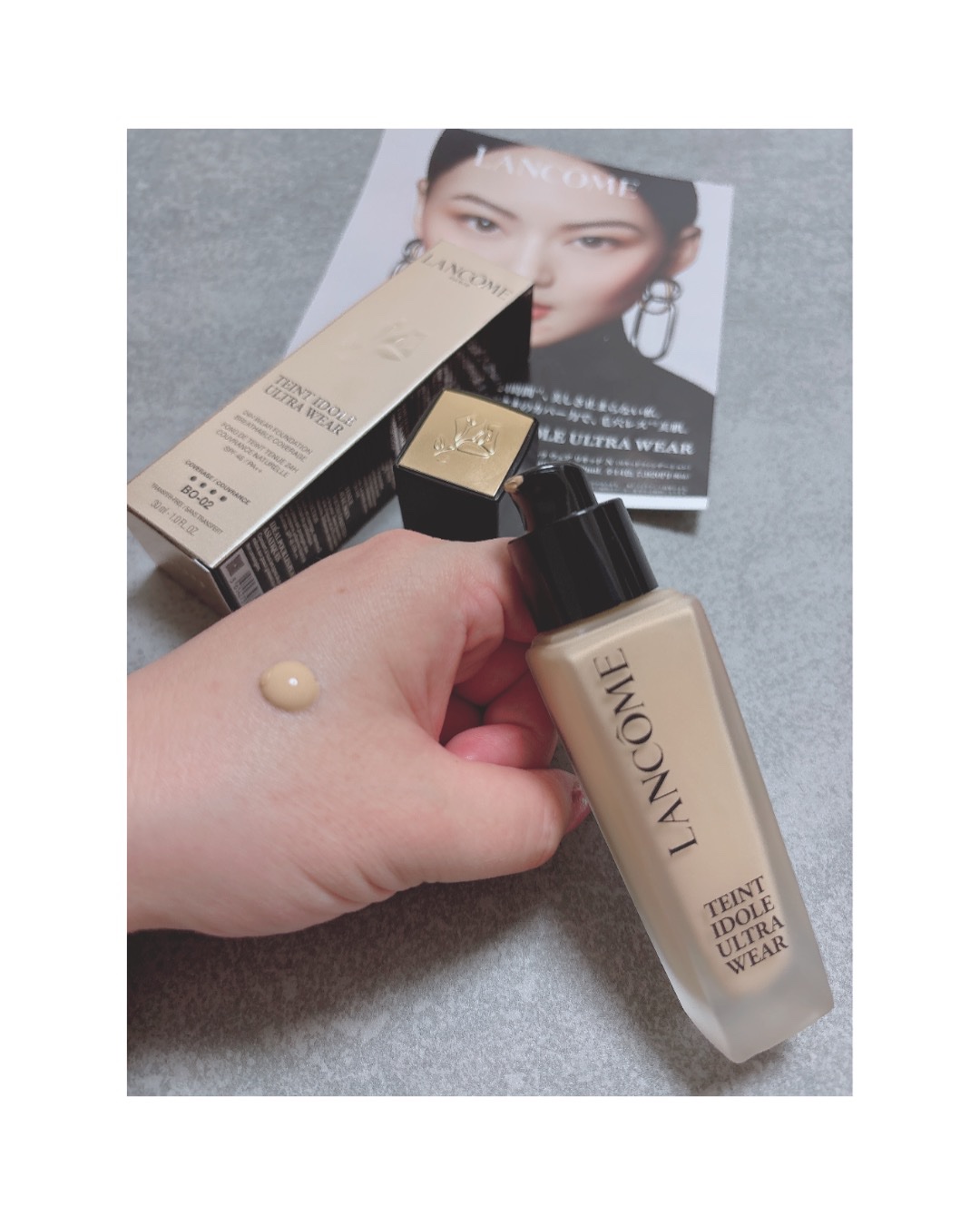 タンイドル ウルトラ ウェア リキッド N/LANCOME/リキッドファンデーションを使ったクチコミ（2枚目）