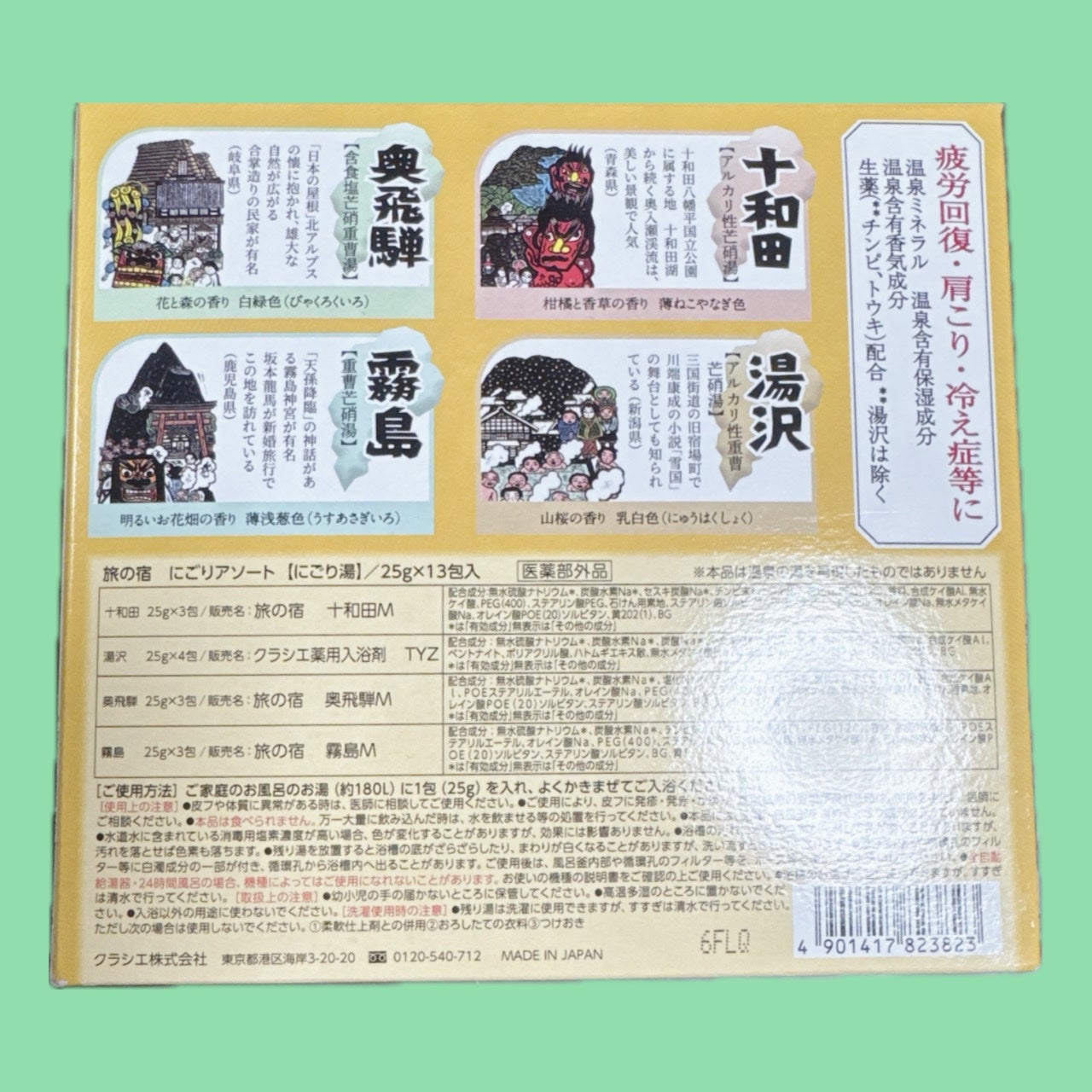 にごり湯シリーズパック/旅の宿/無機塩系入浴剤を使ったクチコミ(2枚目)