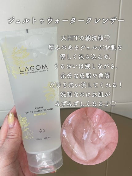 ジェルトゥウォーター クレンザー (MI)/LAGOM /その他洗顔料を使ったクチコミ(3枚目)