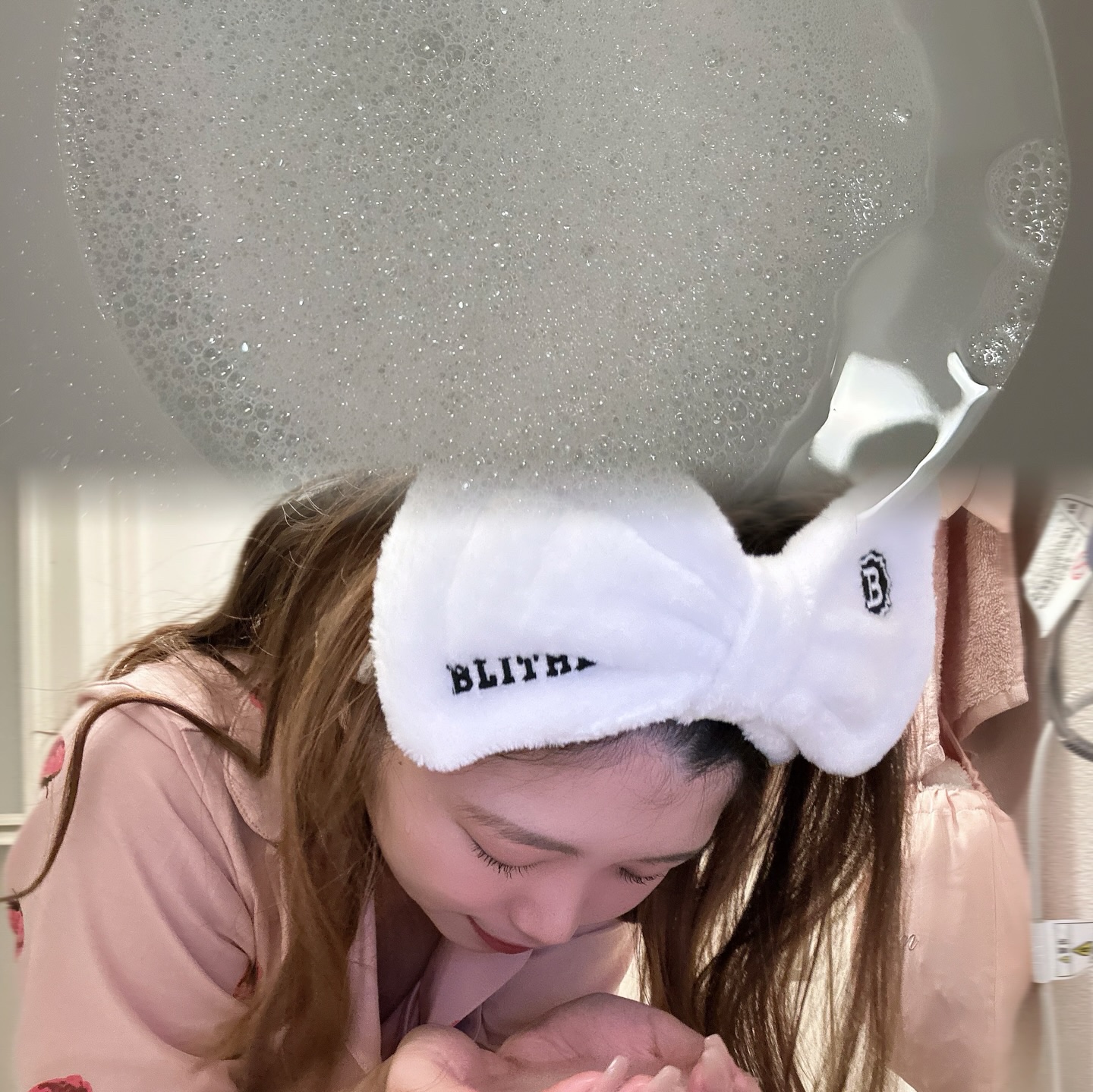 Patting Splash Mask Soothing & Heeling Green tea/BLITHE/その他洗顔料を使ったクチコミ（2枚目）