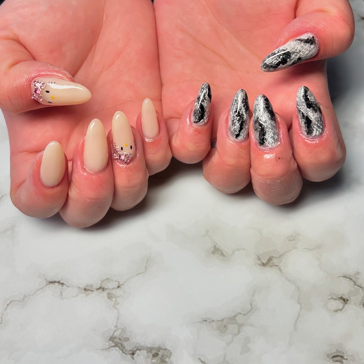 #ネイル,#ニュアンスネイル,#ジェルネイル,#ギャルネイル,#ネイル,#城陽ネイルのネイルデザイン