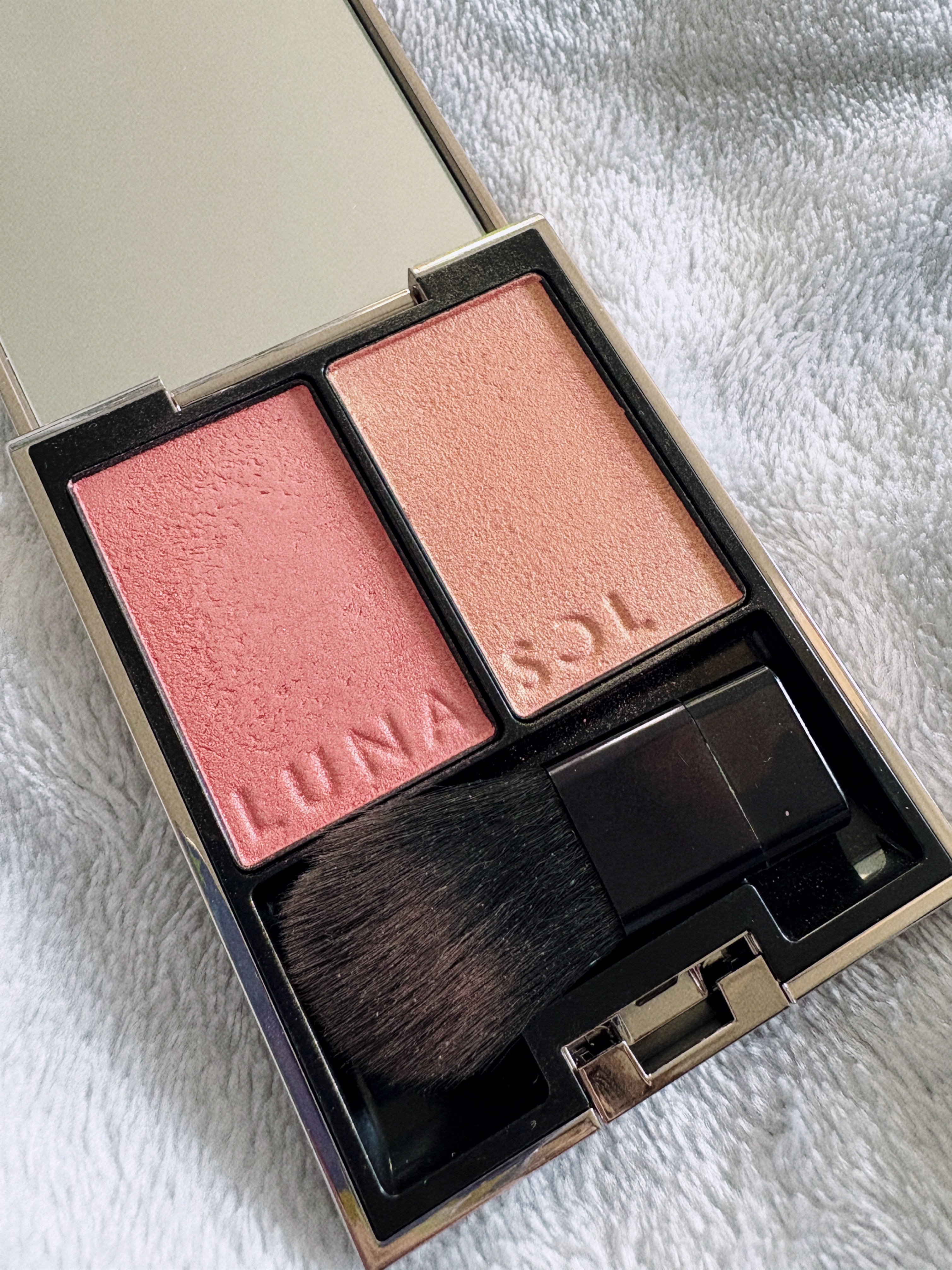 カラーリンググレイズ/LUNASOL/パウダーチークを使ったクチコミ（1枚目）