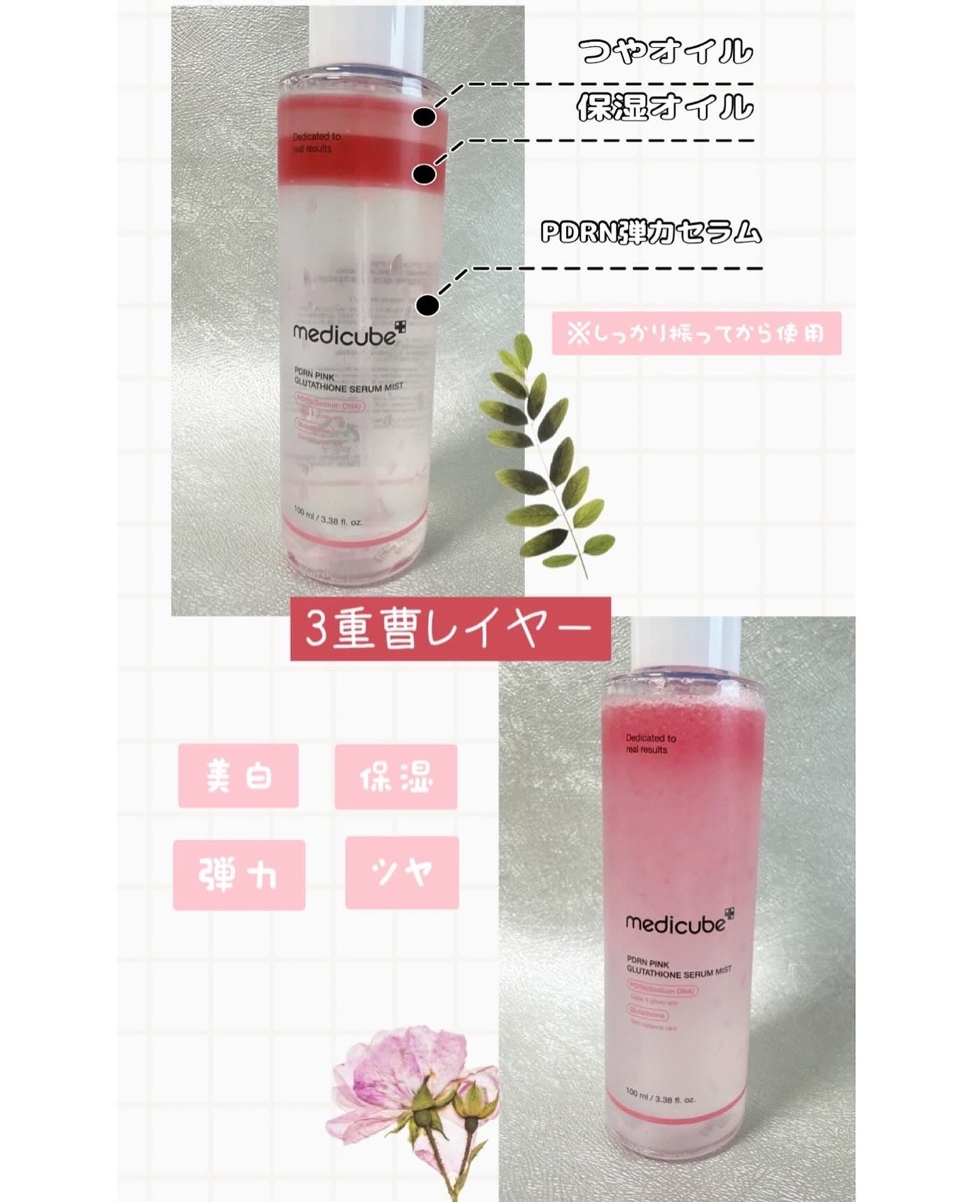 nico on LIPS 「.メディキューブPDRNピンクミスト✱.˚‧º‧┈┈┈┈┈┈┈..」(2枚目)