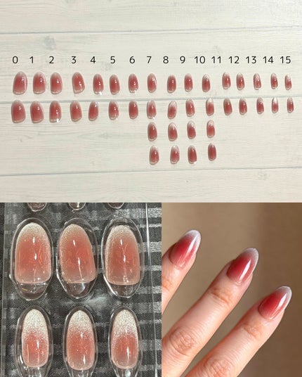 ネイルチップ(シールタイプ)/FINGER SUIT/ネイルチップ・パーツを使ったクチコミ(4枚目)