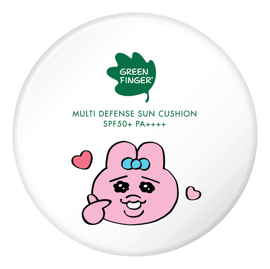 マルチディフェンスUVクッション(おぱんちゅうさぎコラボパッケージ) グリーンフィンガー