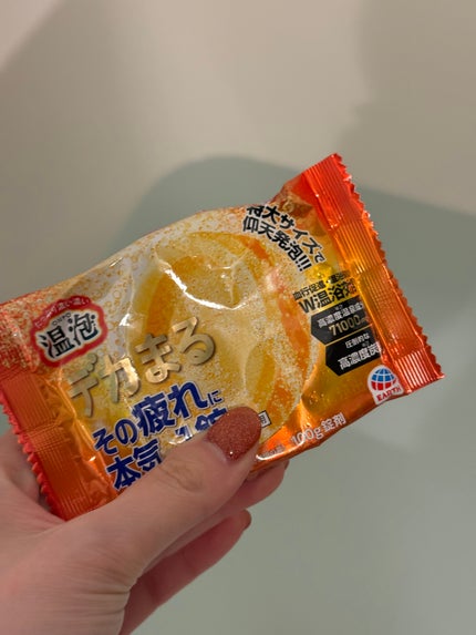 温泡 デカまる エナジーシトラスジンジャーの香り/温泡/炭酸系入浴剤を使ったクチコミ(2枚目)