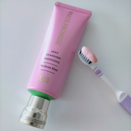 ホワイトプロミス 美白*+口臭ケア/WHiTE PROMiSE/歯磨き粉を使ったクチコミ(2枚目)