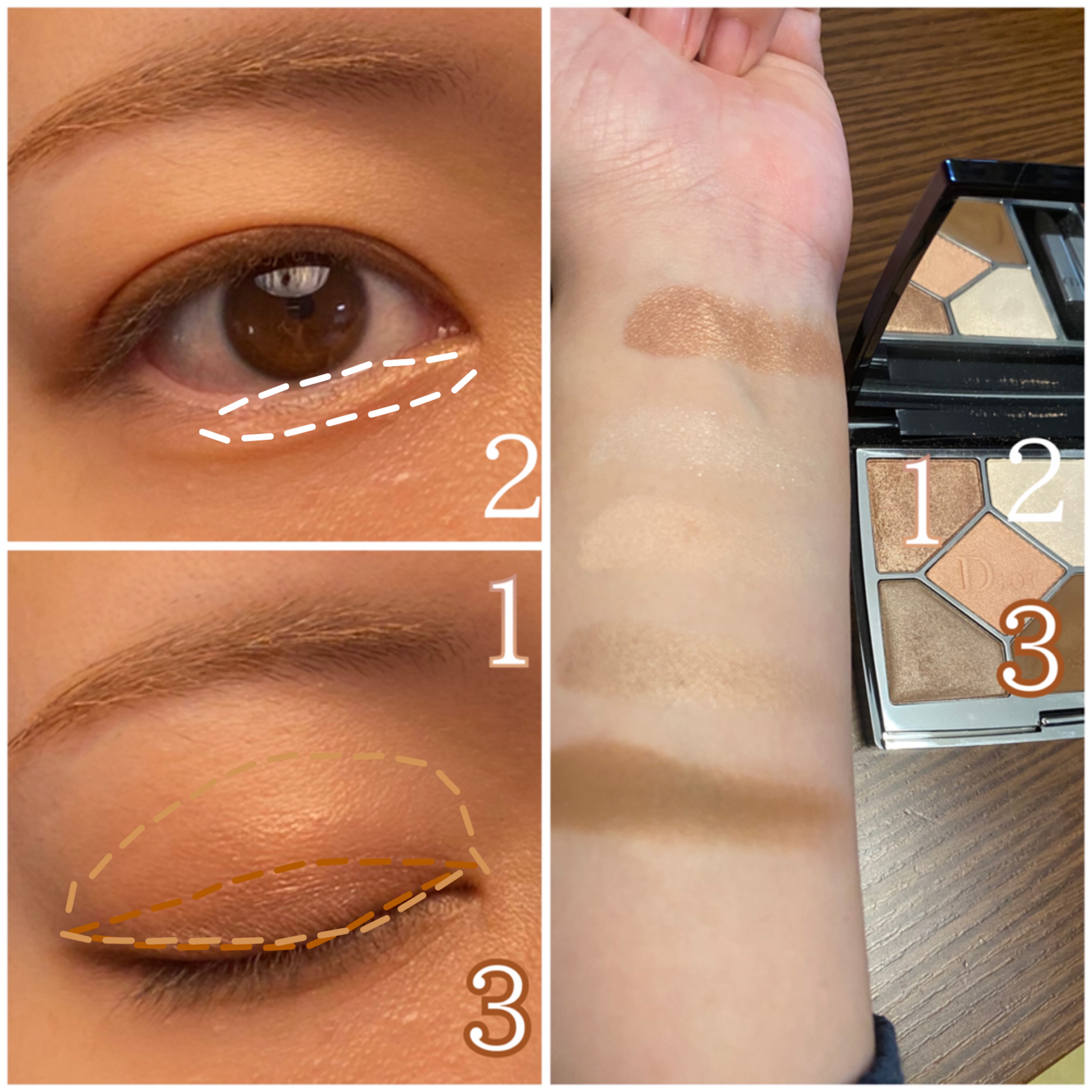 ディオールショウ サンク クルール/Dior/アイシャドウを使ったクチコミ（3枚目）