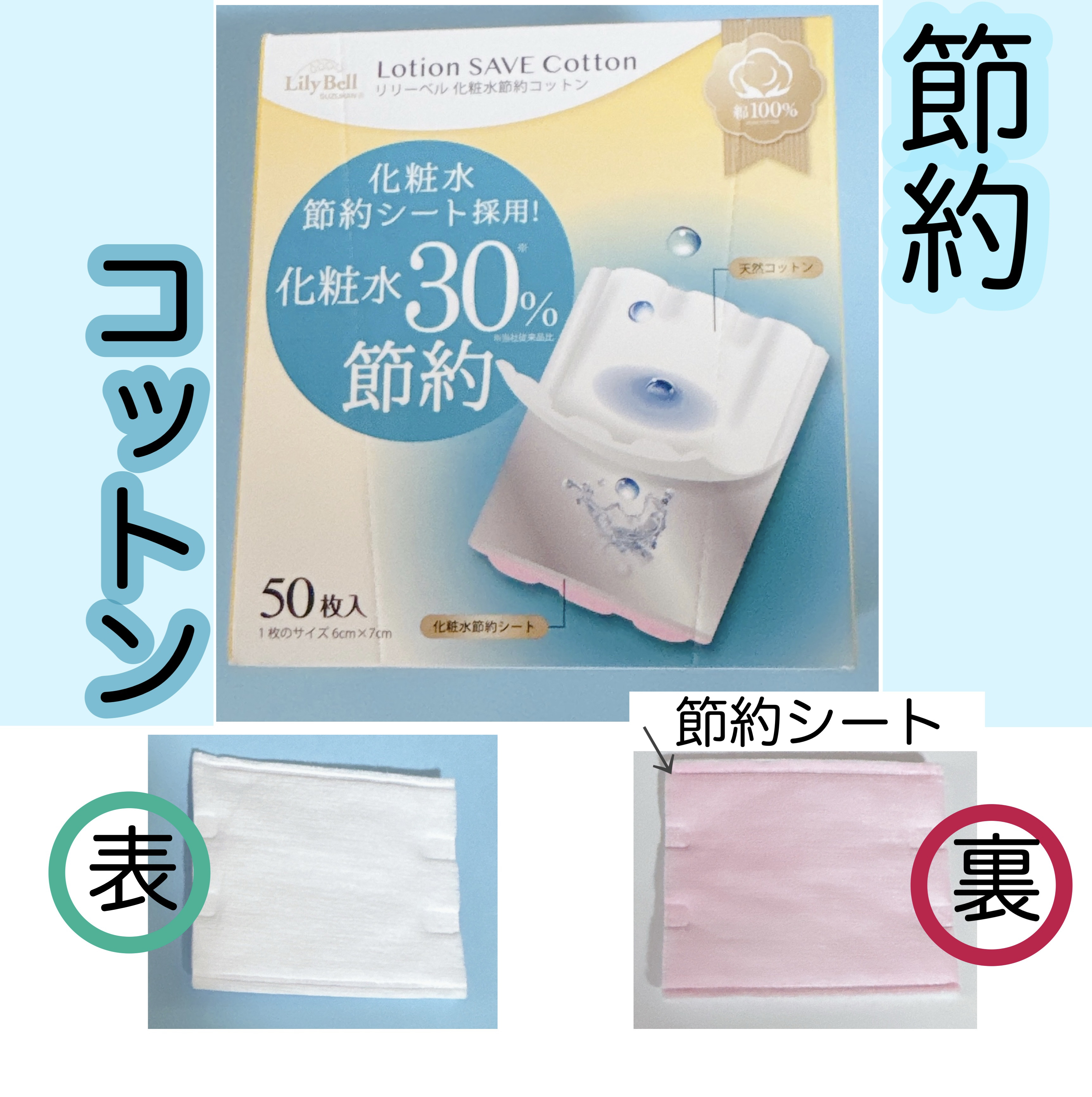Lotion SAVE Cotton/LilyBell/コットンを使ったクチコミ（1枚目）