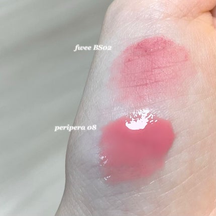 フィー リップアンドチーク ブラーリープリンポット BS02 イントゥー/fwee/口紅を使ったクチコミ(2枚目)