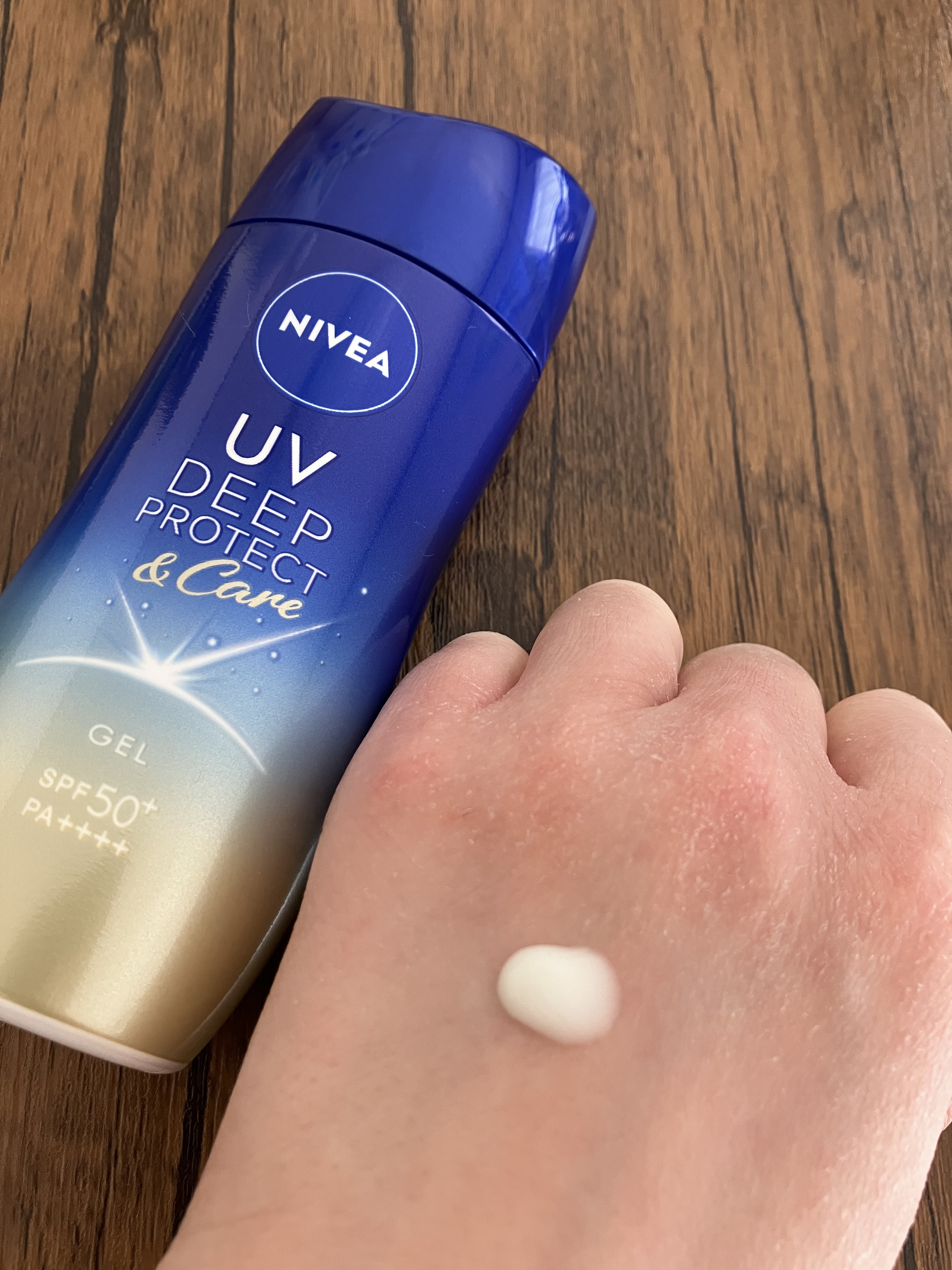 ニベアUV ディープ プロテクト＆ケア ジェル/ニベア/日焼け止めジェルを使ったクチコミ（3枚目）