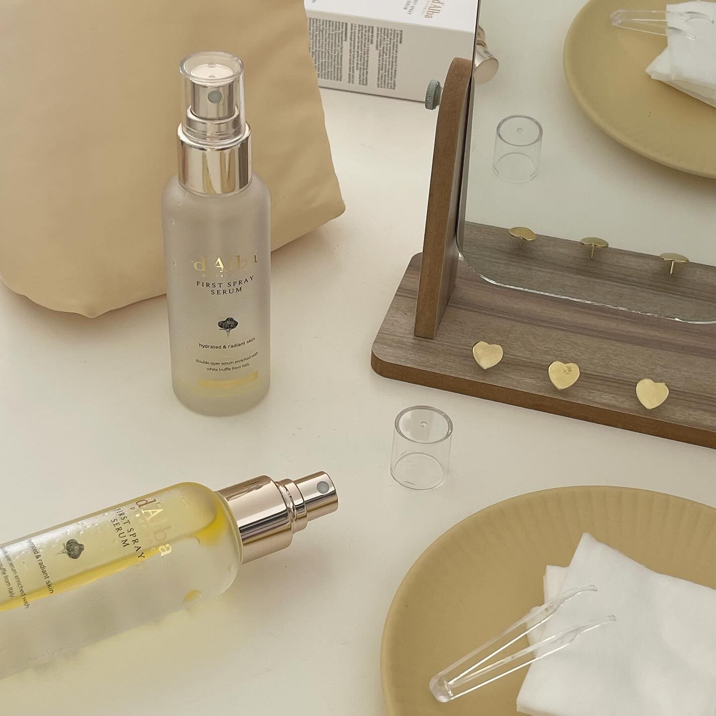 ダルバ ホワイトトリュフファーストスプレーセラム/ダルバ/ミスト状化粧水を使ったクチコミ（2枚目）