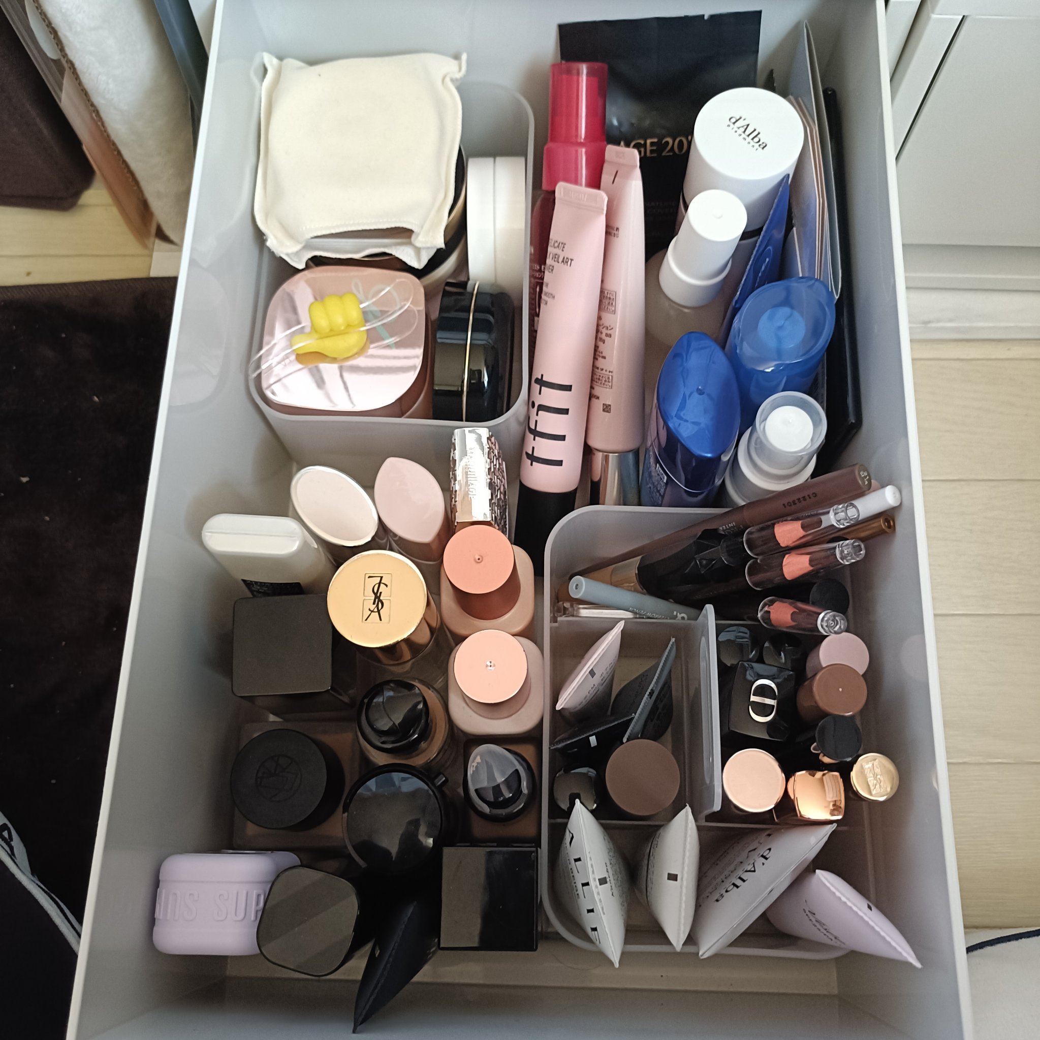 ポリプロピレン ケース 引出式 深型 /無印良品/その他を使ったクチコミ（3枚目）