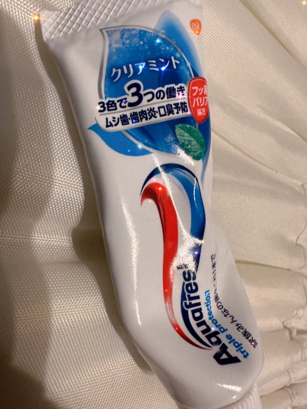 アクアフレッシュ/アクアフレッシュ/歯磨き粉を使ったクチコミ(1枚目)