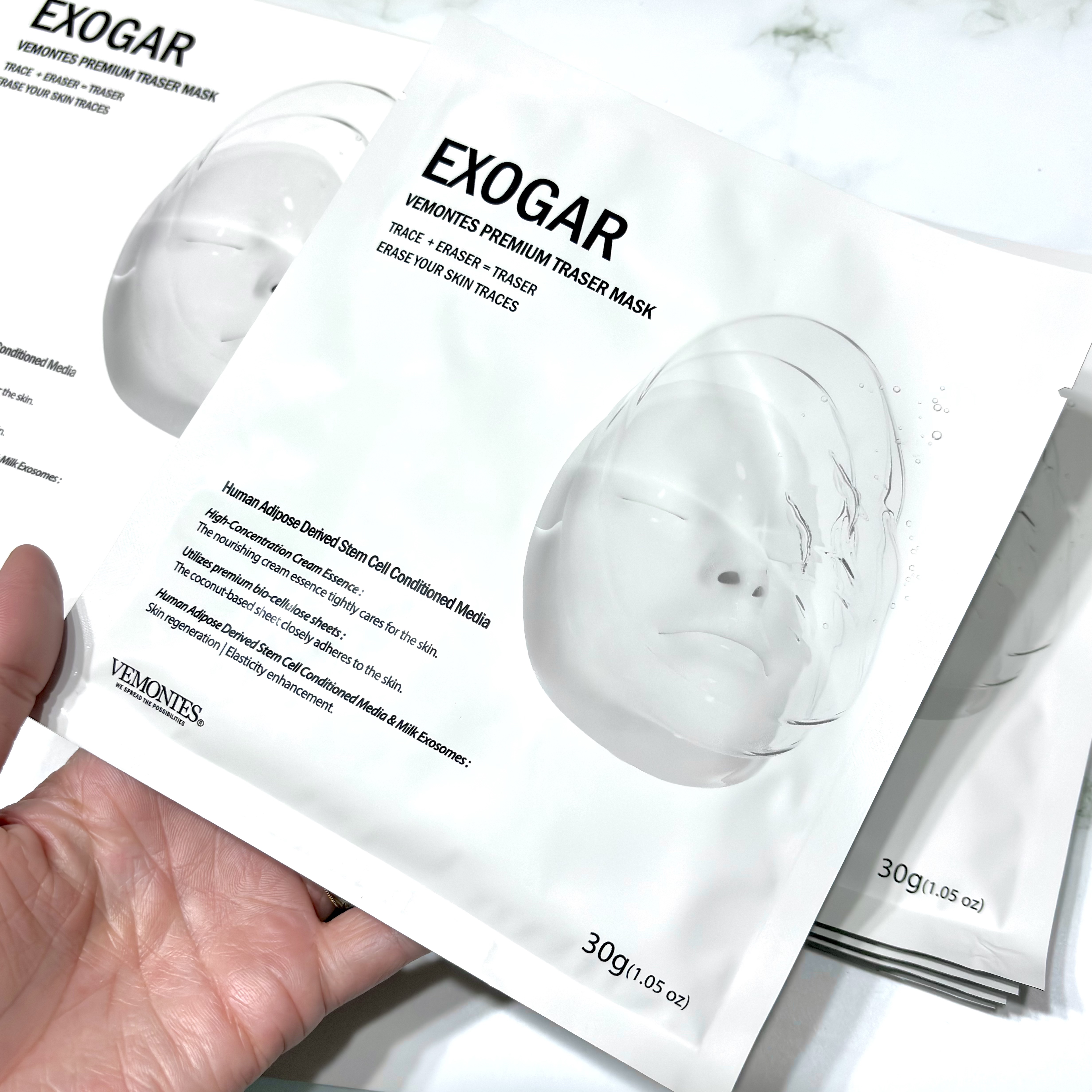 EXOGAR traser premium マスクパック/VEMONTES/シートマスク・パックを使ったクチコミ（2枚目）