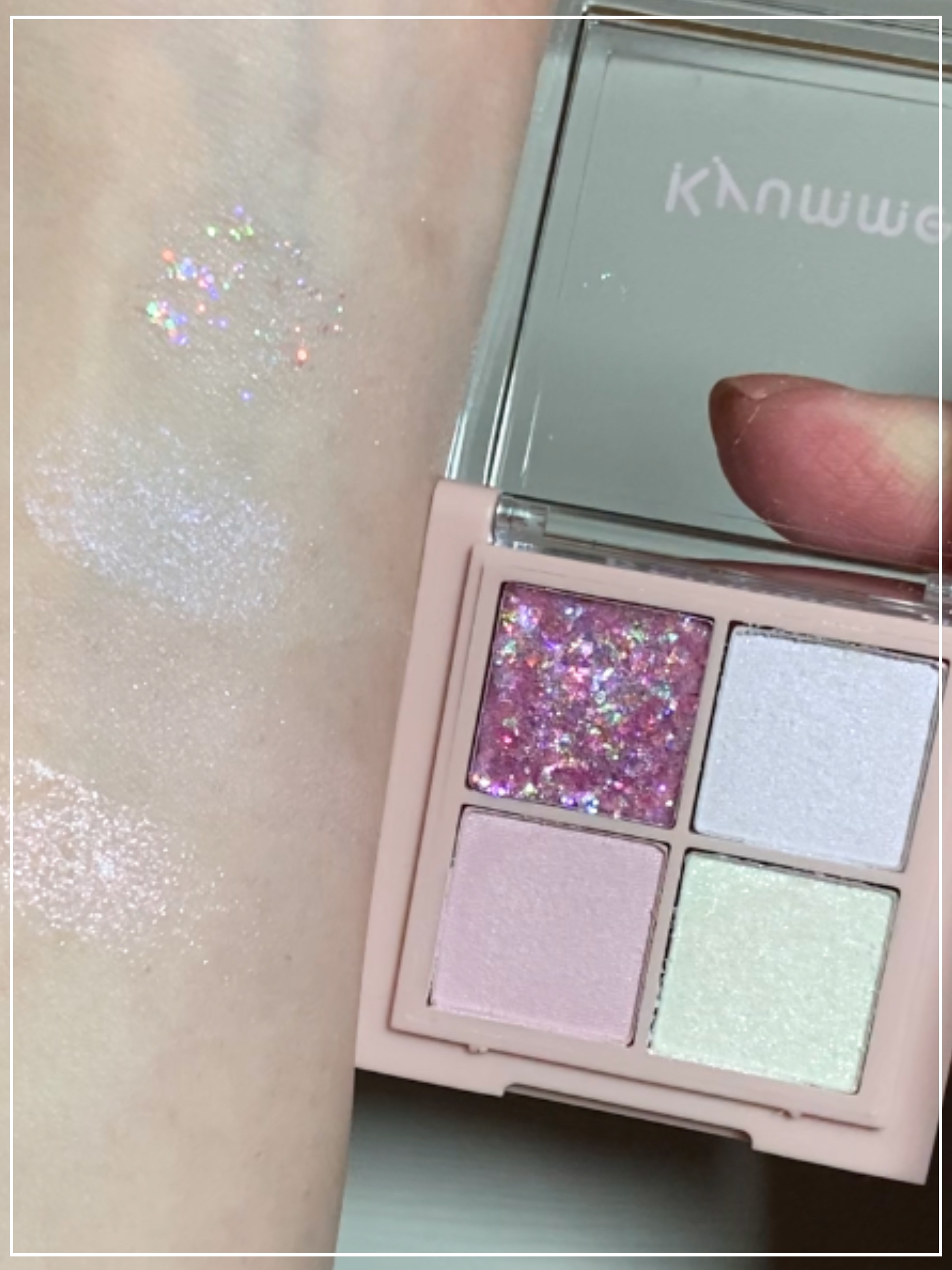 KM ドリームアイシャドウパレット/Kyumme/アイシャドウパレットを使ったクチコミ（2枚目）