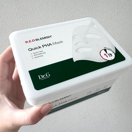 レッドブレミッシュクイックPHAシートマスク/Dr.G/シートマスク・パックを使ったクチコミ(1枚目)