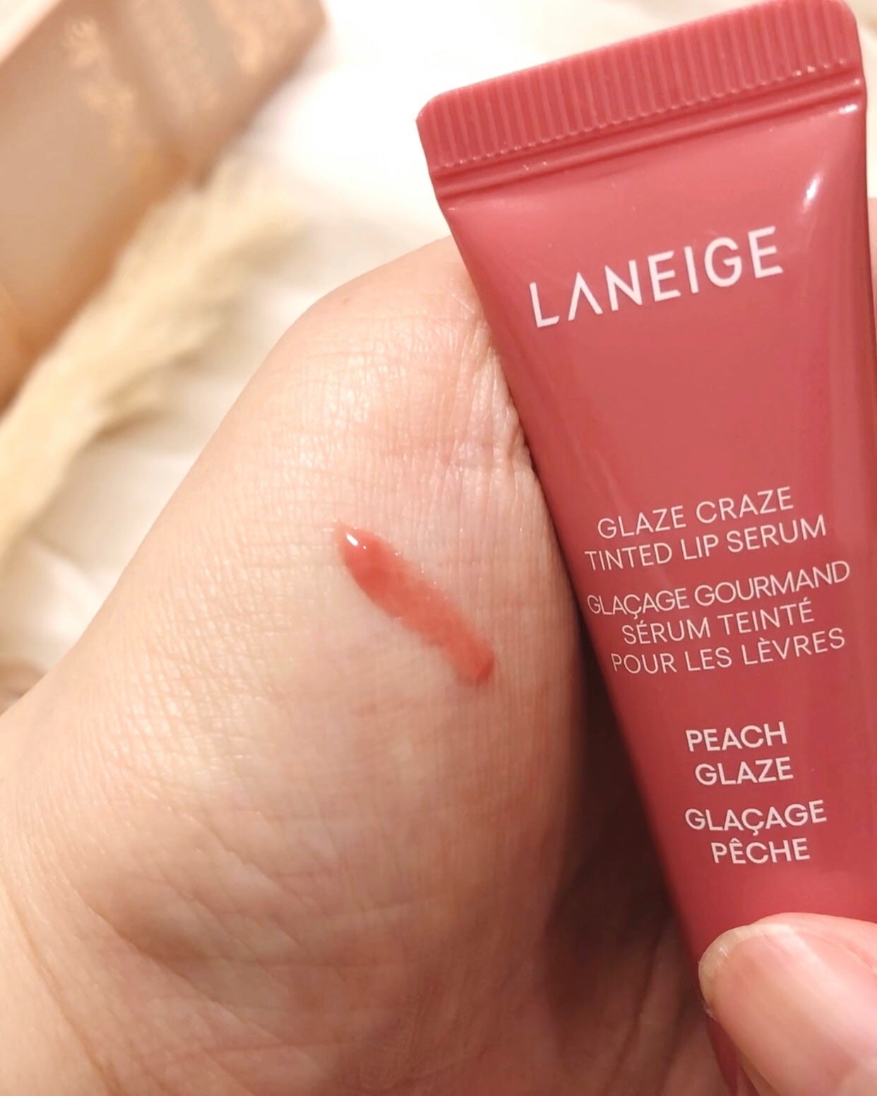 グレイズ ティントリップセラム/LANEIGE/リップ美容液を使ったクチコミ(4枚目)