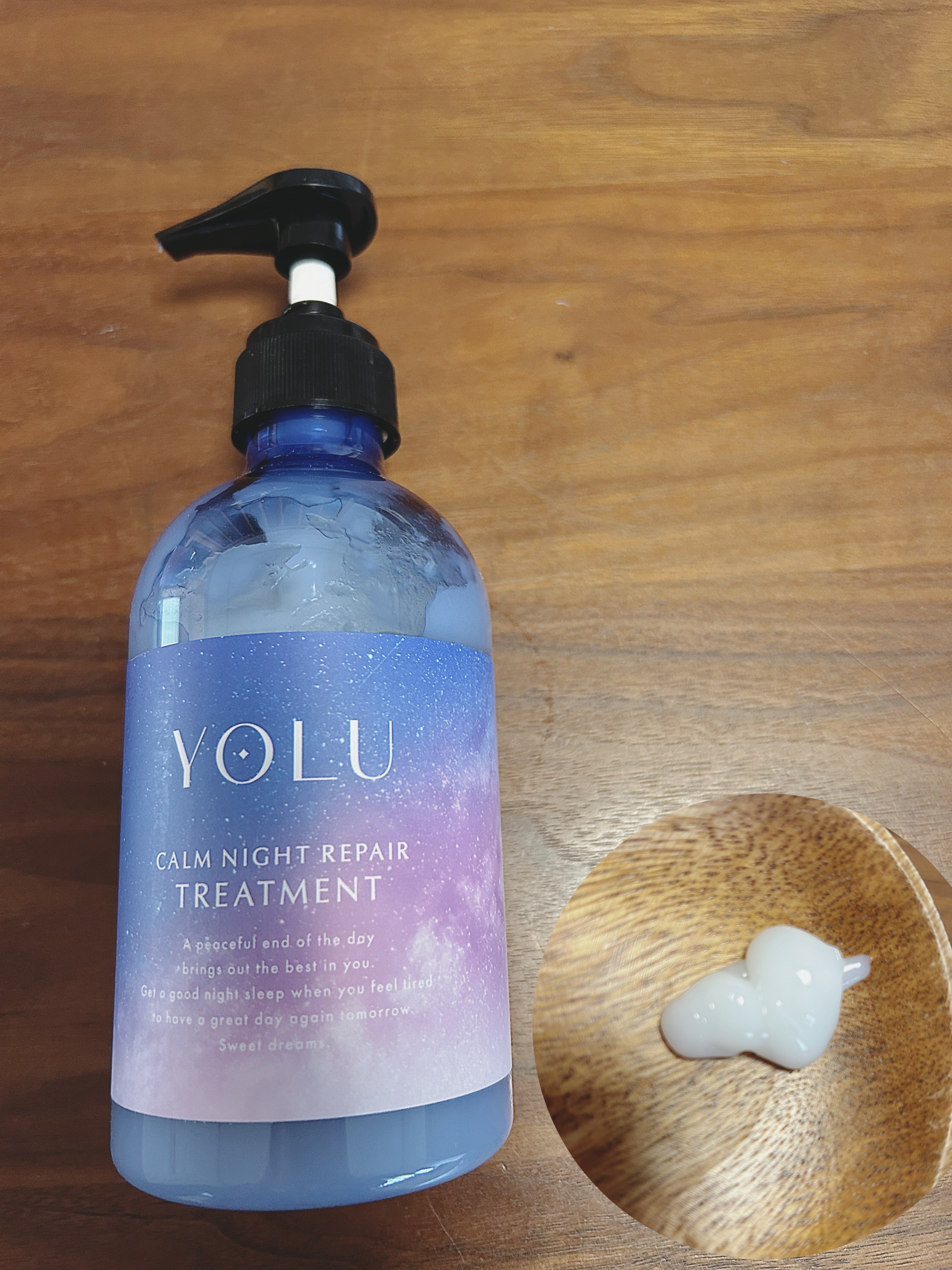 カームナイトリペアシャンプー／トリートメント/YOLU/シャンプー・コンディショナーを使ったクチコミ（3枚目）