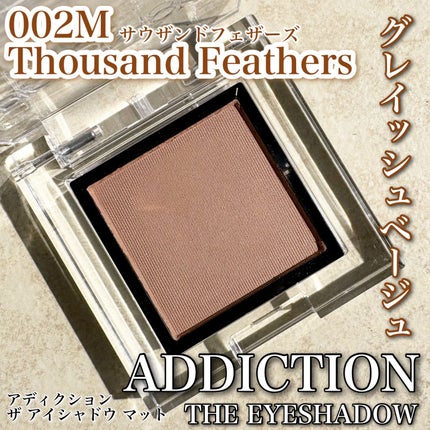 アディクション ザ アイシャドウ マット/ADDICTION/単色アイシャドウを使ったクチコミ(1枚目)