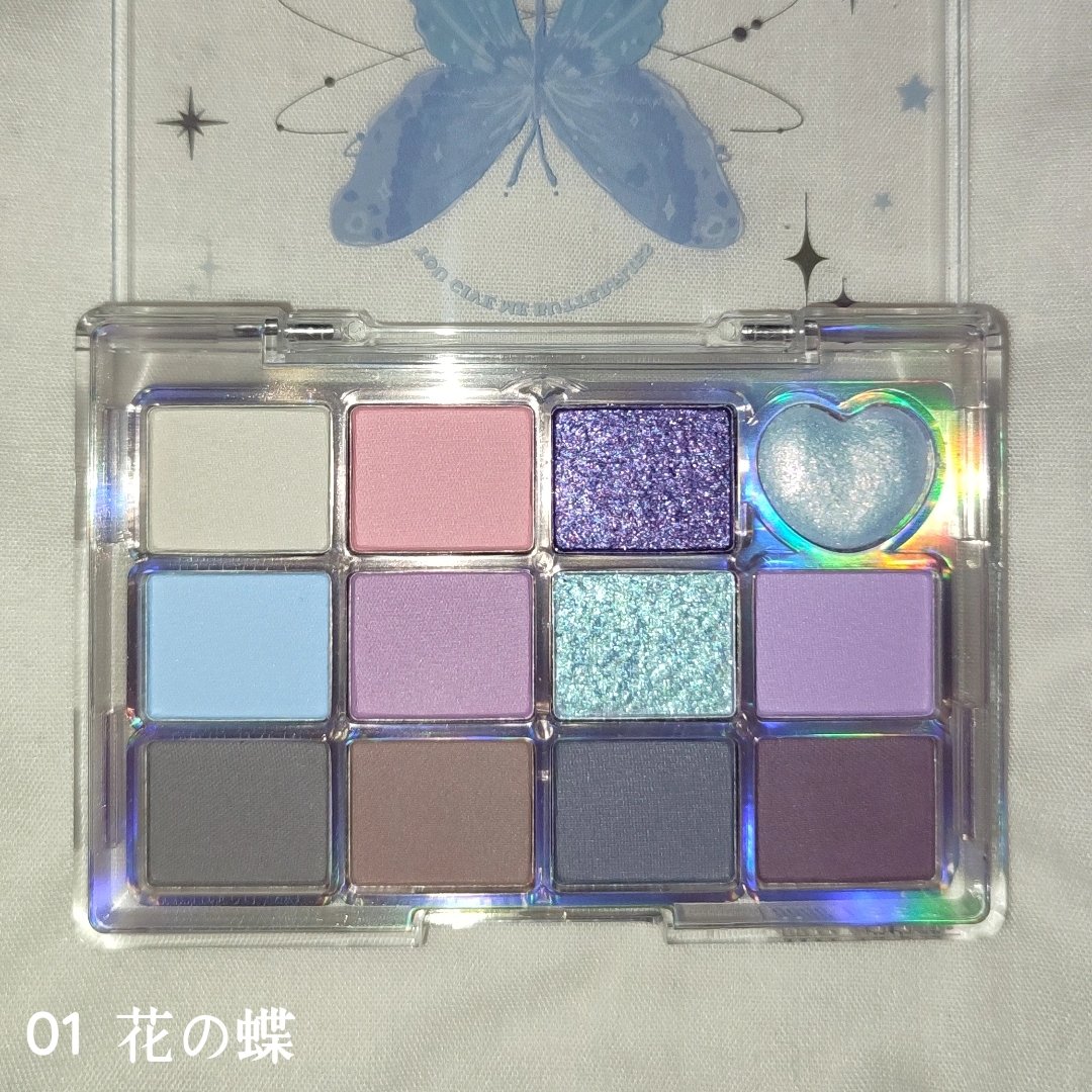 シャイニング12色ミニアイシャドウパレット/jill leen./アイシャドウパレットを使ったクチコミ（3枚目）