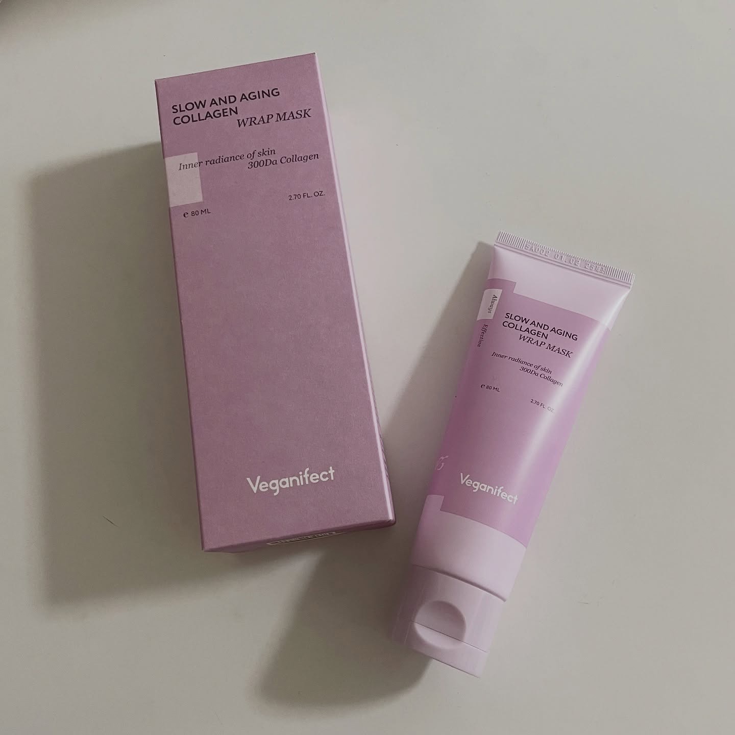 塗るマスクパック低分子コラーゲンマスク /Veganifect/洗い流すパック・マスクを使ったクチコミ（1枚目）