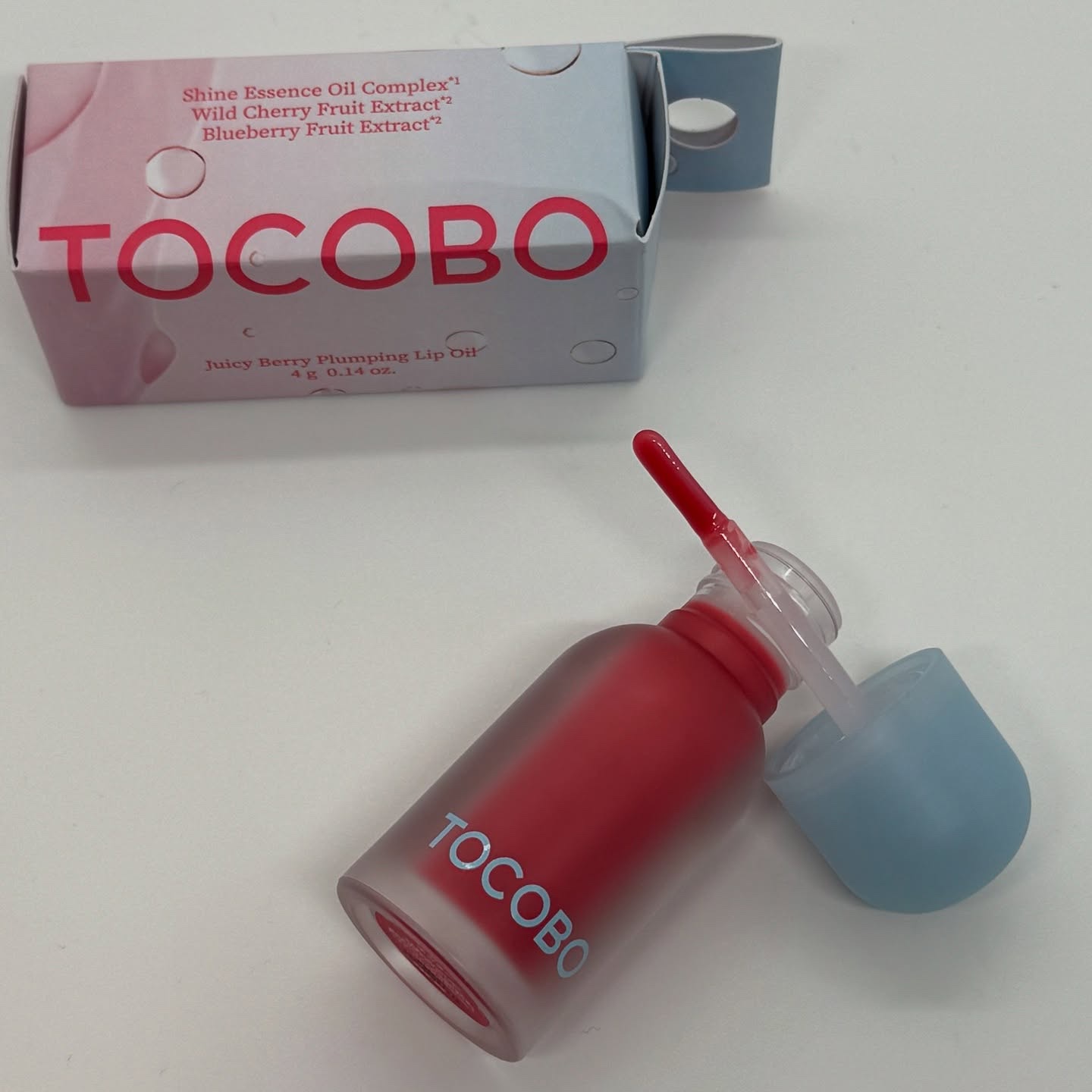 ジューシーベリープランピングリップオイル/TOCOBO/リップグロスを使ったクチコミ（2枚目）