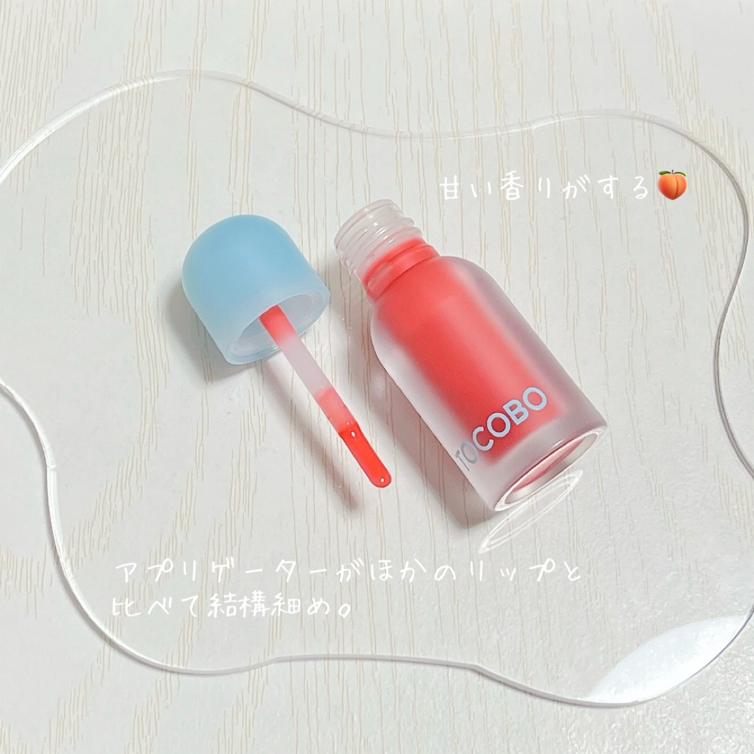 ジューシーベリープランピングリップオイル/TOCOBO/リップグロスを使ったクチコミ（3枚目）