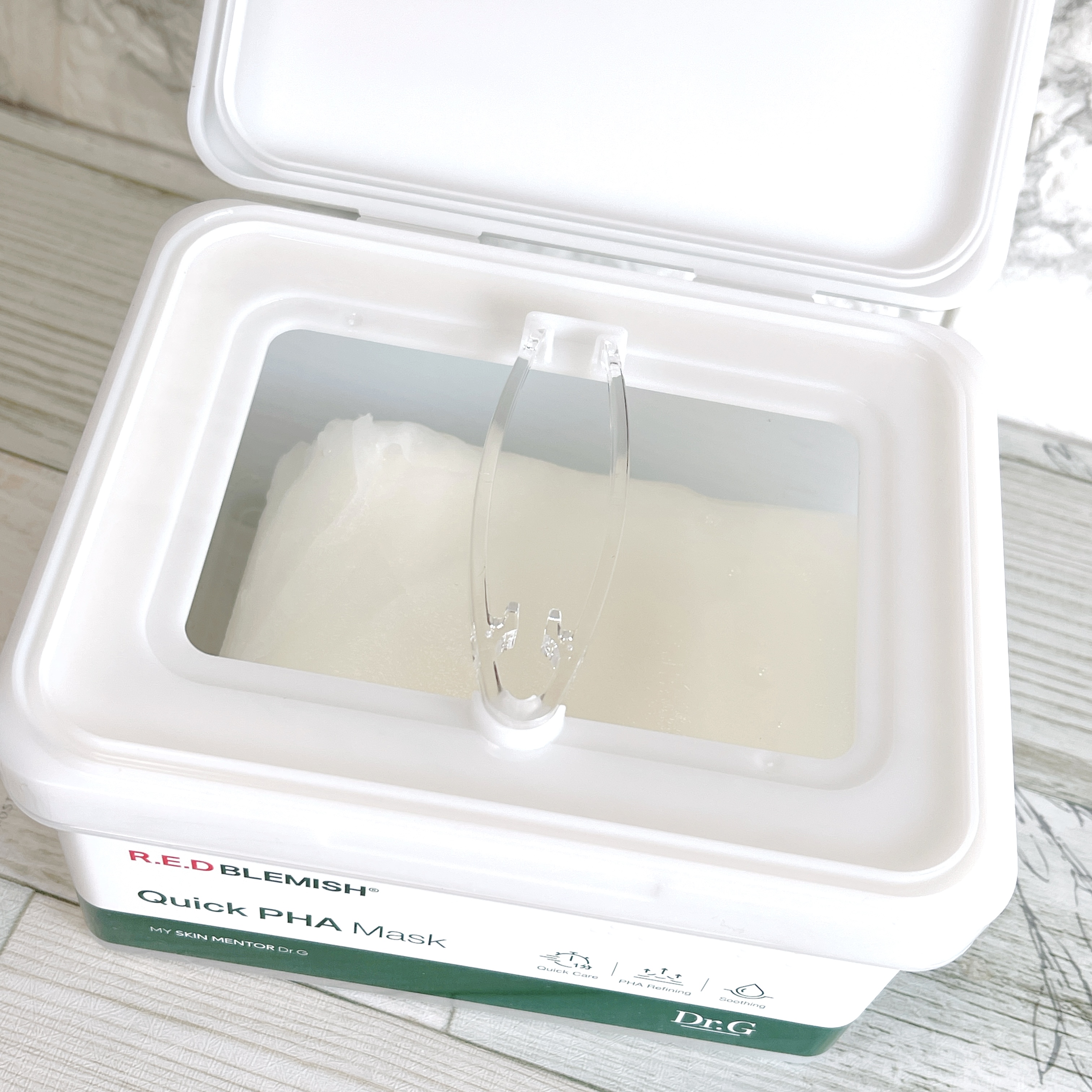 レッドブレミッシュクイックPHAシートマスク/Dr.G/シートマスク・パックを使ったクチコミ（2枚目）
