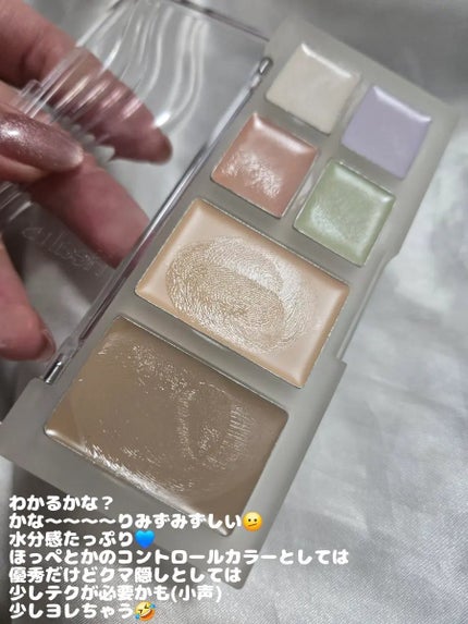 ブリージングコンシーラーパレット/Healus/パレットコンシーラーを使ったクチコミ(4枚目)