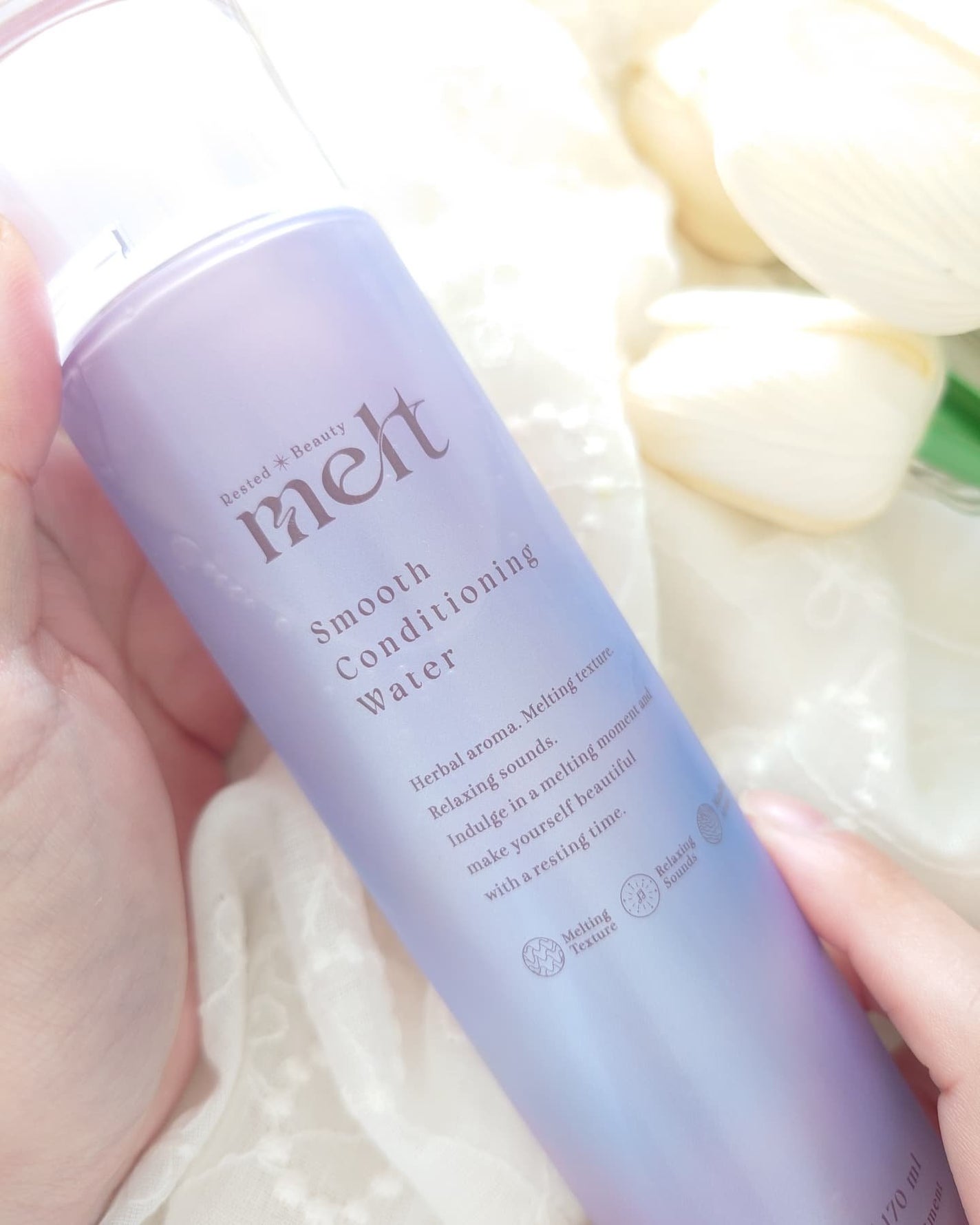 スムース コンディショニング ウォーター/melt/アウトバストリートメントを使ったクチコミ(2枚目)
