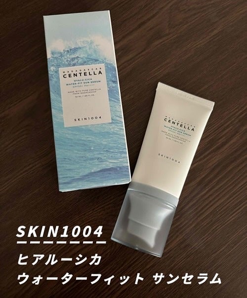 ヒアルーシカ ウォーターフィット サンセラム/SKIN1004/日焼け止めローションを使ったクチコミ(1枚目)