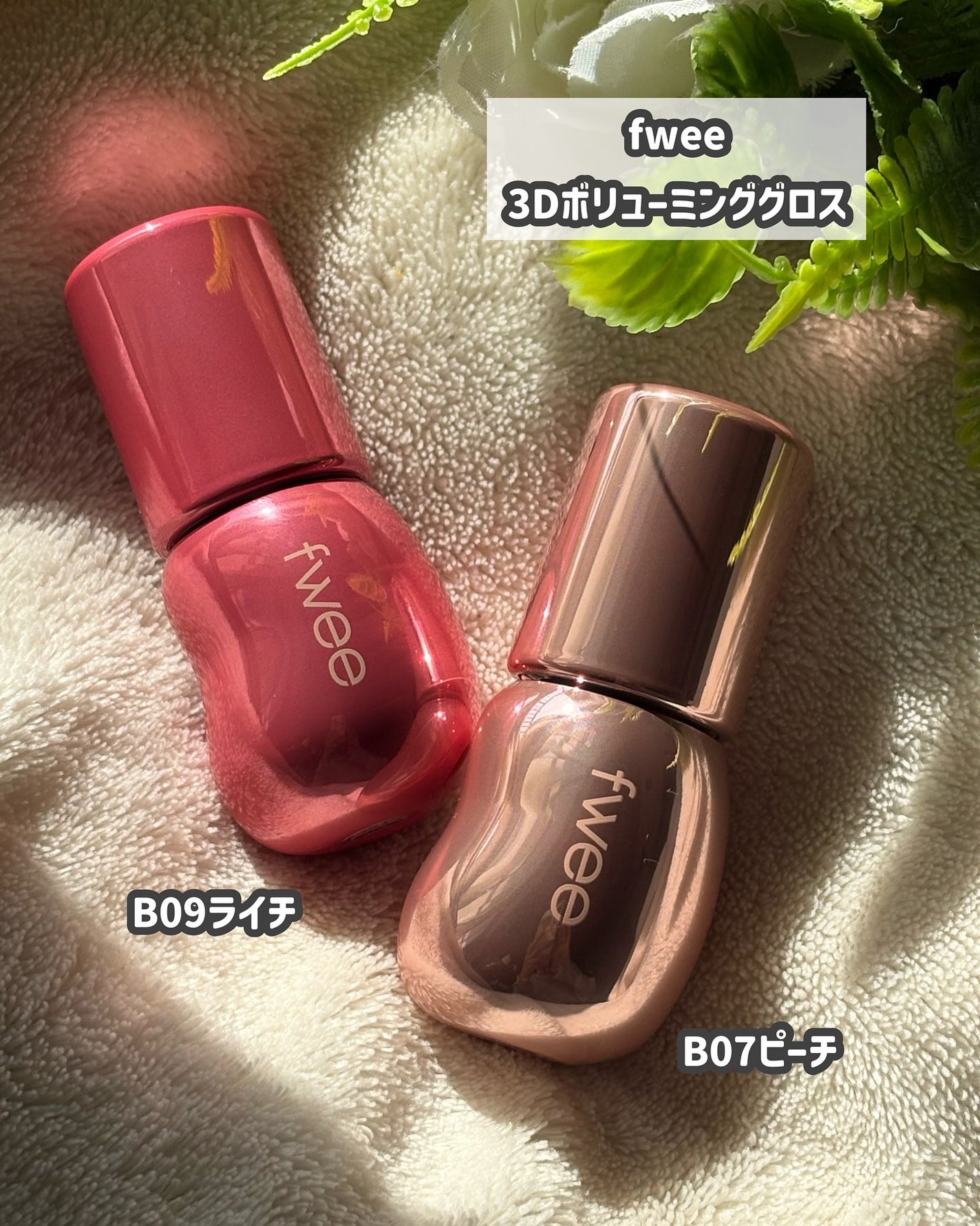 フィー 3Dボリューミンググロス/fwee/リップグロスを使ったクチコミ(2枚目)