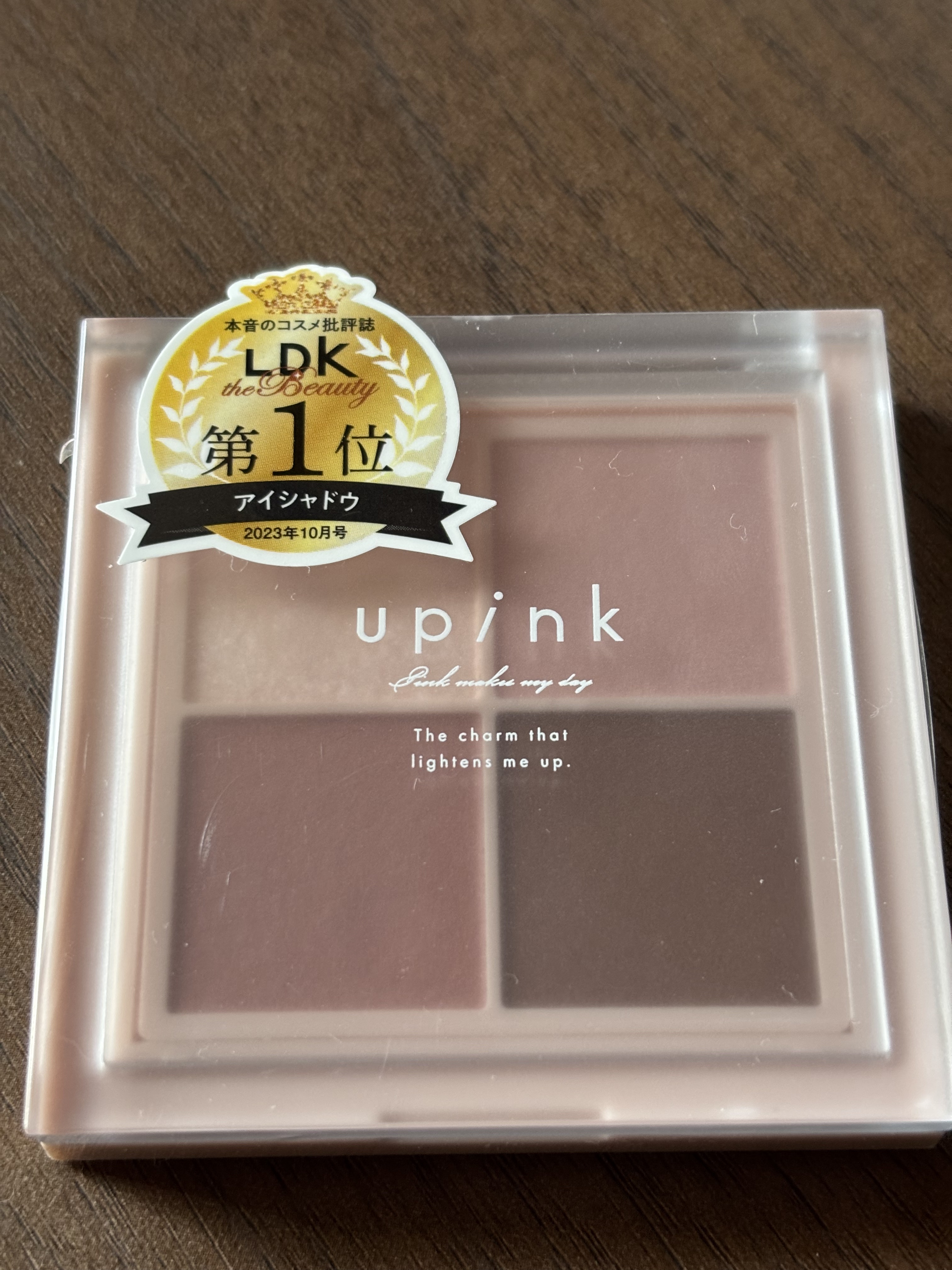 シャインオンステージアイパレット 01 ラブストーリー/upink/アイシャドウパレットを使ったクチコミ（1枚目）