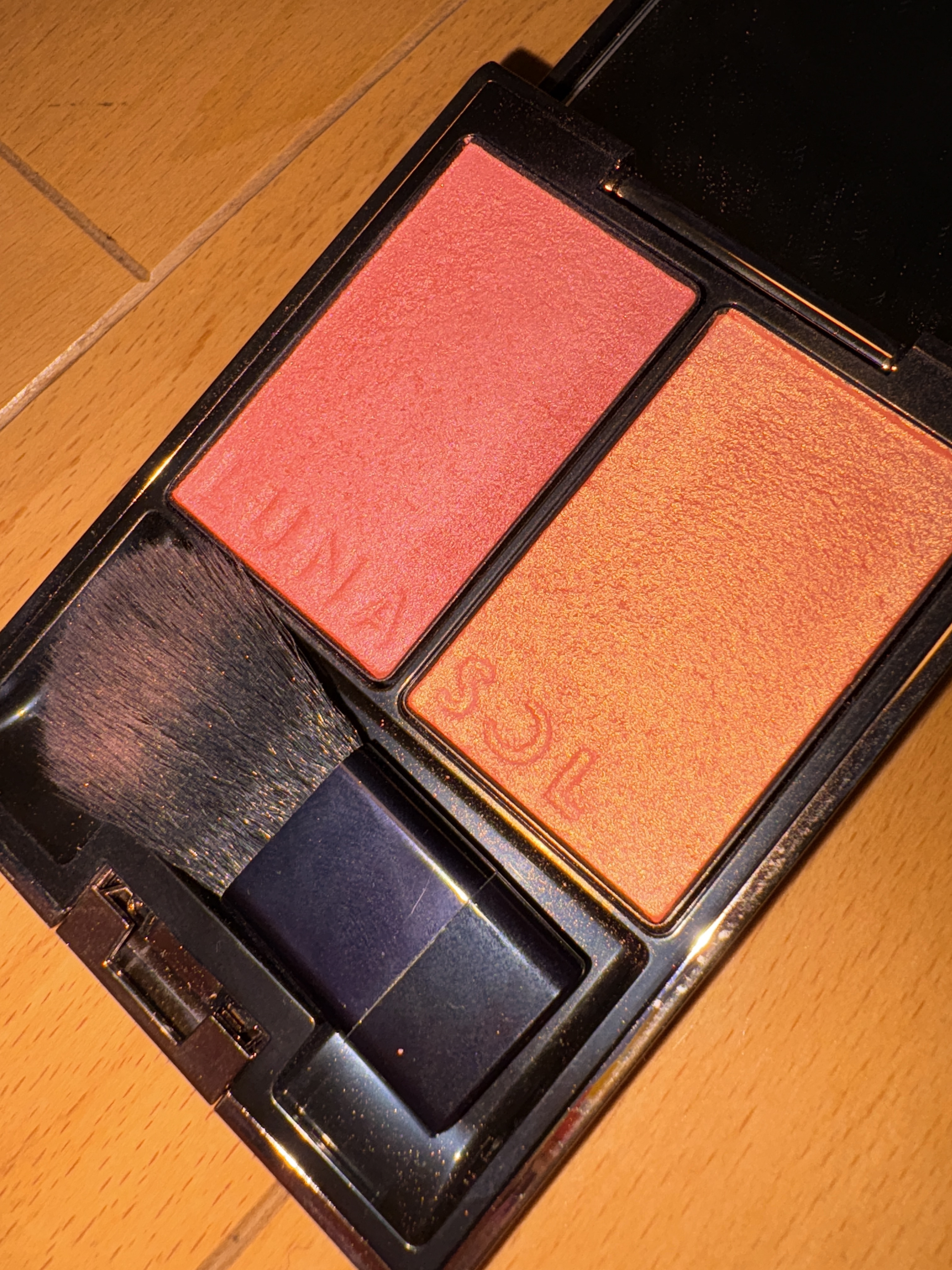 カラーリンググレイズ/LUNASOL/パウダーチークを使ったクチコミ（1枚目）