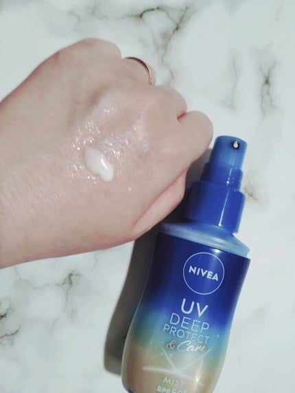 ニベアUV ディーププロテクト&ケア ミルクミスト/ニベア/日焼け止めミスト・スプレーを使ったクチコミ(1枚目)