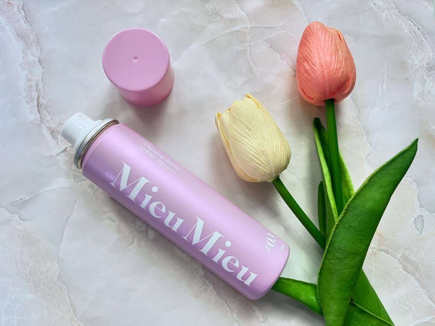 ミュミュ チャーミングシャワー/MieuMieu/ヘアミストを使ったクチコミ（2枚目）