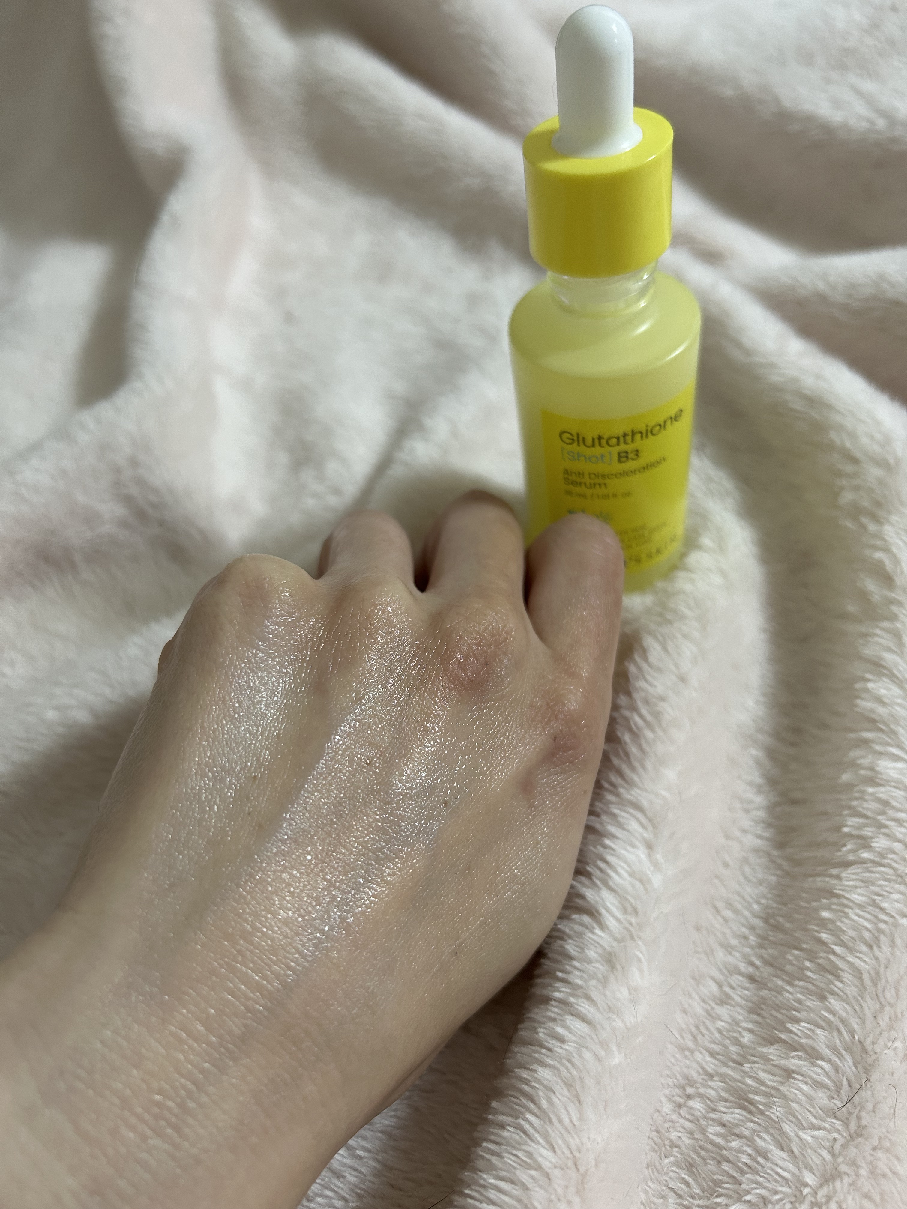 グルタチオンショットB3シミ跡セラム/It's skin/美容液を使ったクチコミ（3枚目）