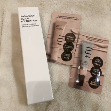 ラディアンスフィットセラムファンデーション W01 VANILLA/TFIT/リキッドファンデーションを使ったクチコミ(1枚目)