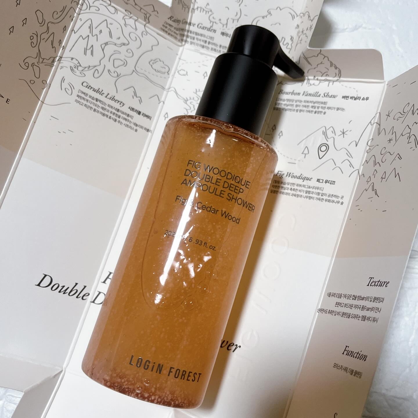フィグウッディック ダブルディープ アンプルシャワー/Login Forest/ボディソープを使ったクチコミ（1枚目）