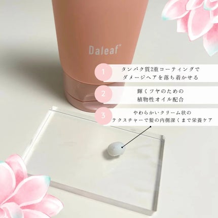 LPTケラチンリペアトリートメント/Daleaf/洗い流すヘアトリートメントを使ったクチコミ(2枚目)