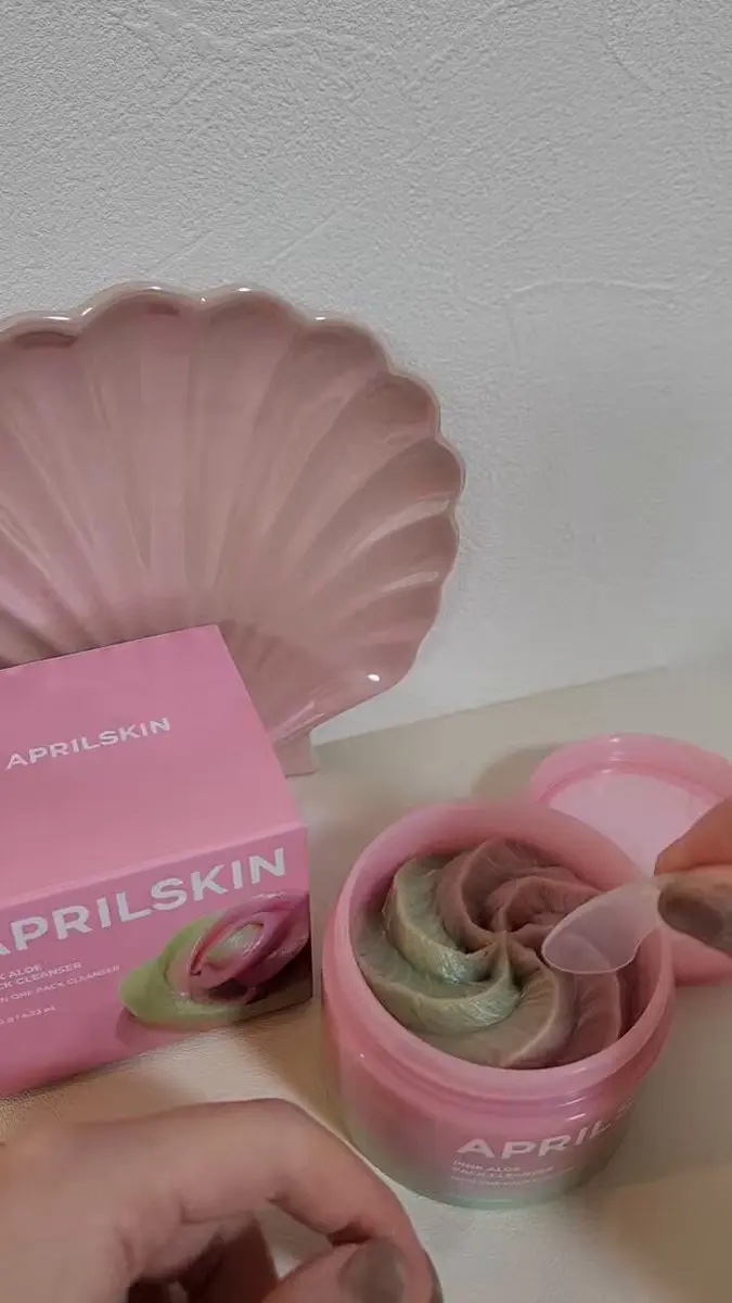 ピンクアロエメレンゲクレンザー/APRILSKIN/その他洗顔料を使ったクチコミ（2枚目）