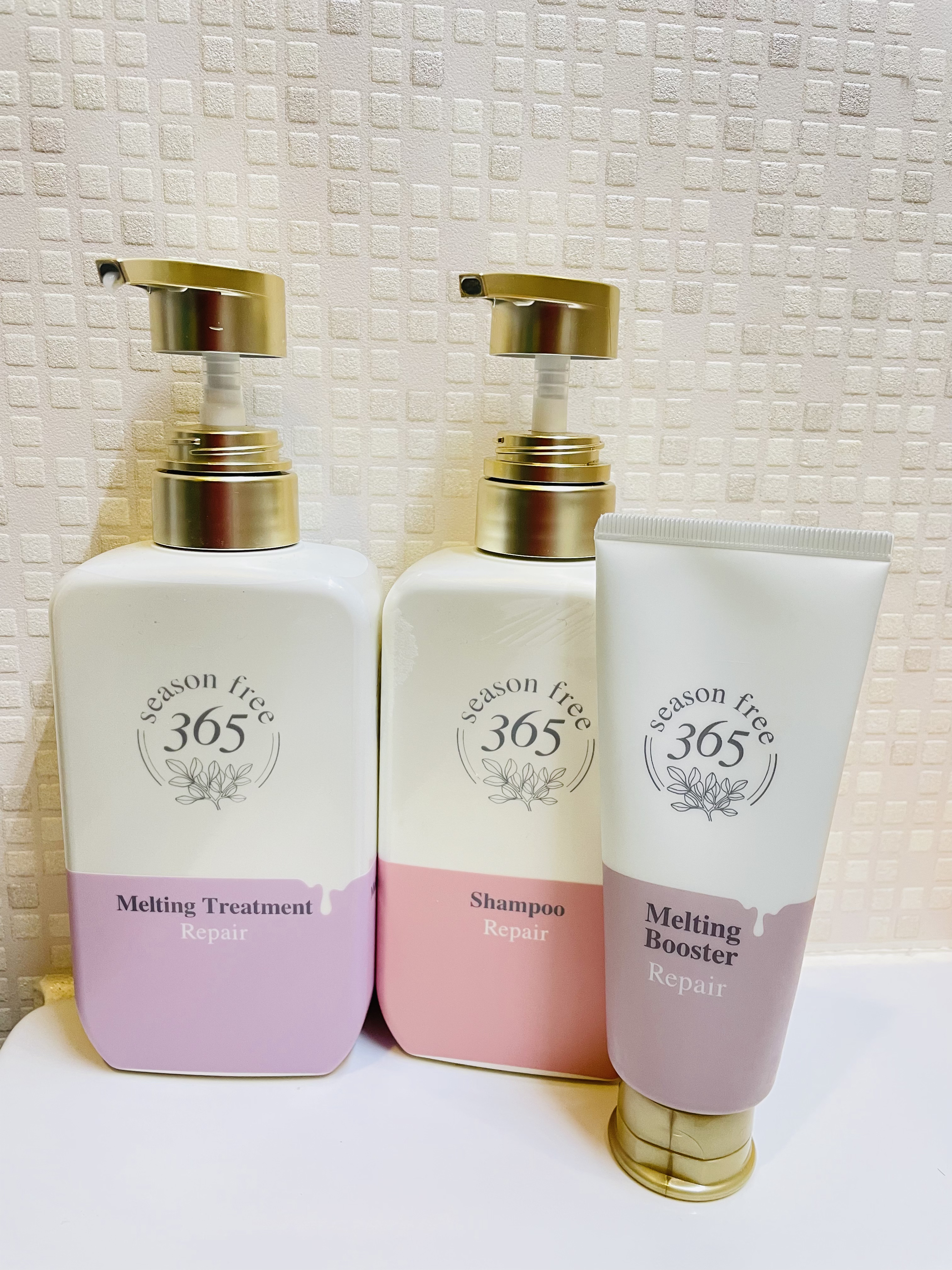 リペア メルティングブースター/season free 365/アウトバストリートメントを使ったクチコミ（1枚目）