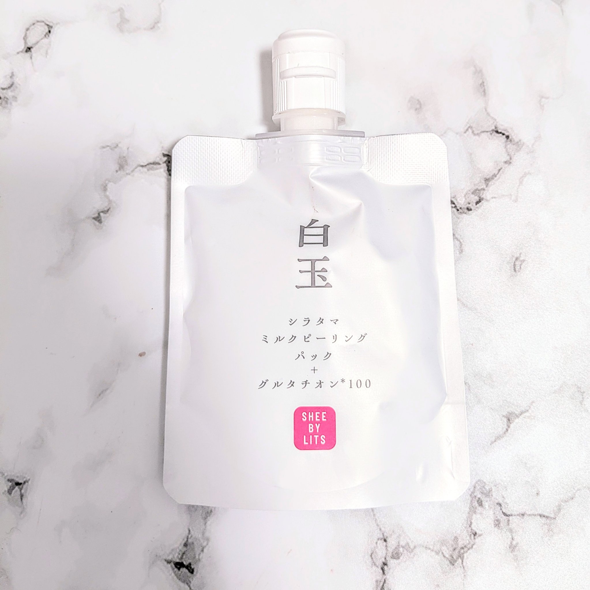 SHEE BY LITS 白玉ミルクピーリングパック/リッツ/洗い流すパック・マスクを使ったクチコミ（1枚目）