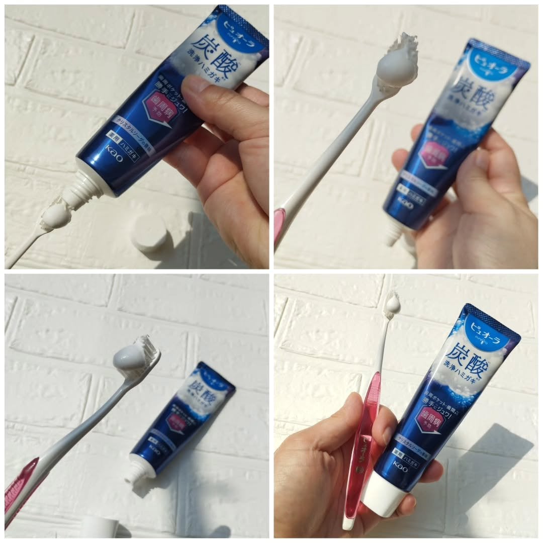 ピュオーラ 炭酸ハミガキ【医薬部外品】/ピュオーラ/歯磨き粉を使ったクチコミ(2枚目)