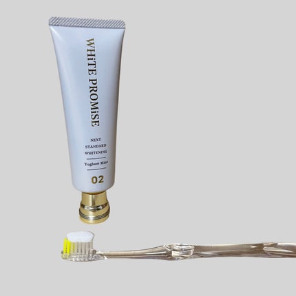 ホワイトプロミス 美白*+むし歯予防*/WHiTE PROMiSE/歯磨き粉を使ったクチコミ(2枚目)